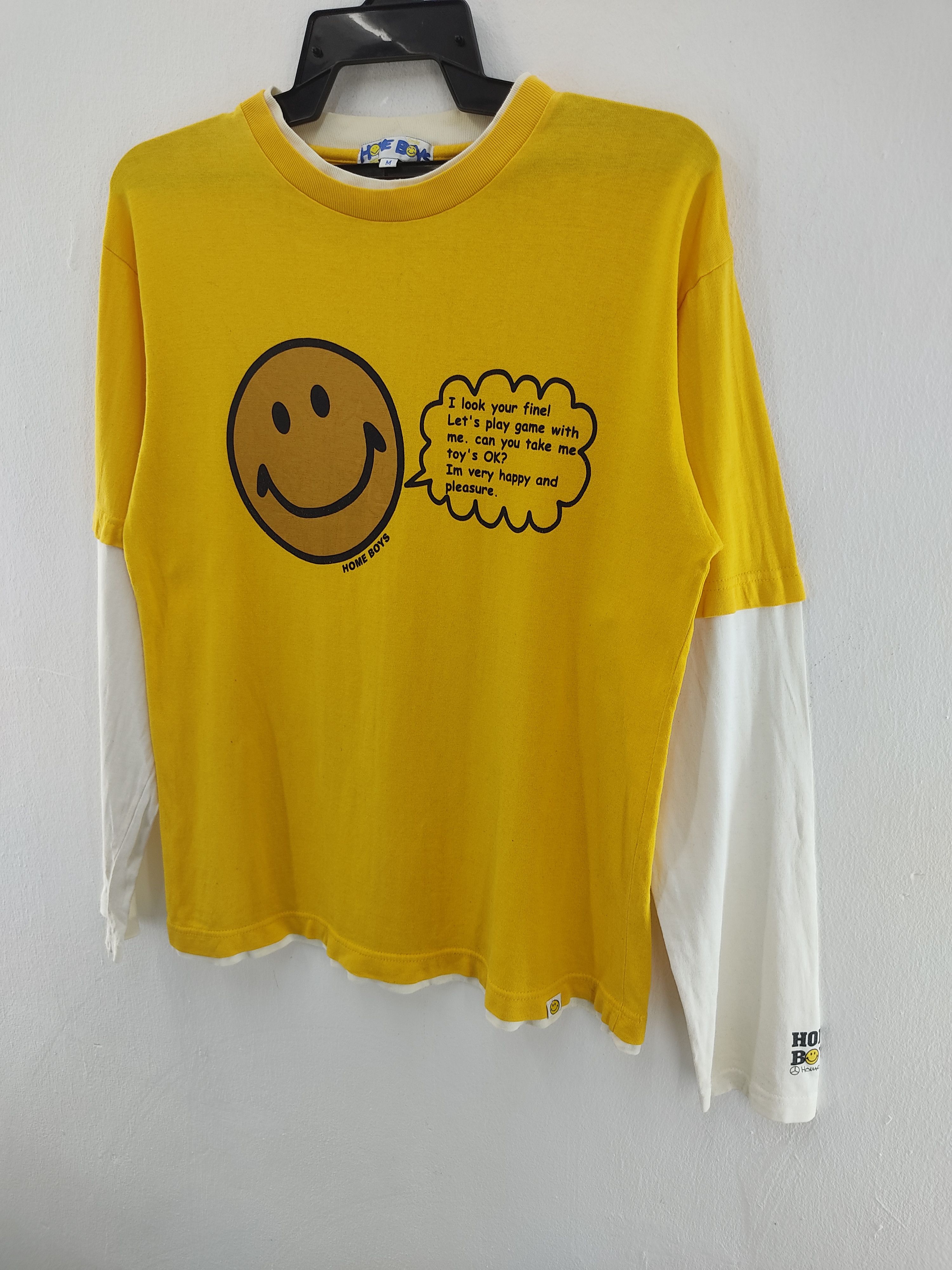 Japanese Brand × Vintage Vintage Japanese Brand Home Boys Long Sleeve T-Shirt Size US M / EU 48-50 / 2 - 2 Thumbnail