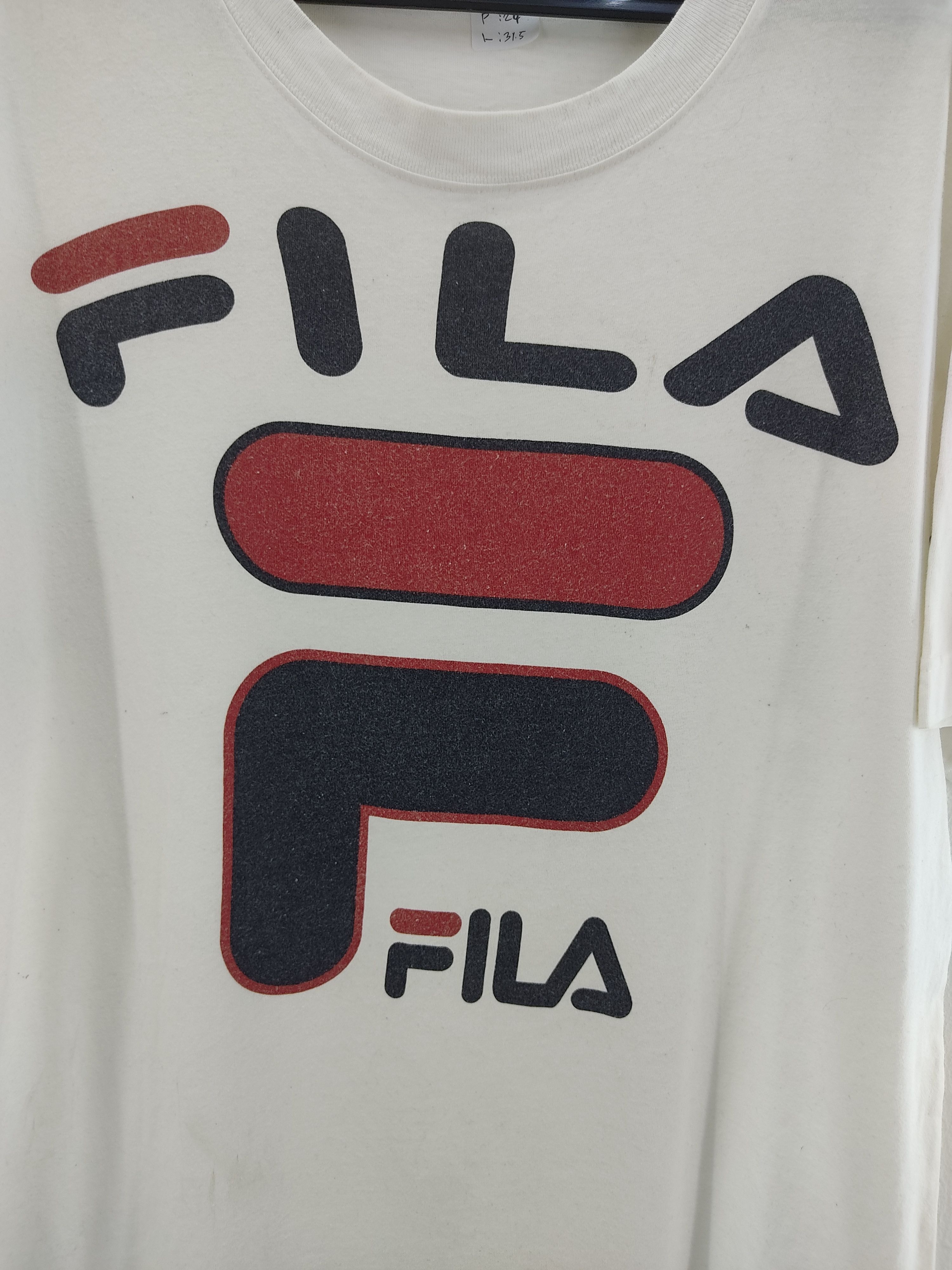 Fila Vintage 90's Fila Big Logo T-Shirt Size US XL / EU 56 / 4 - 5 Thumbnail
