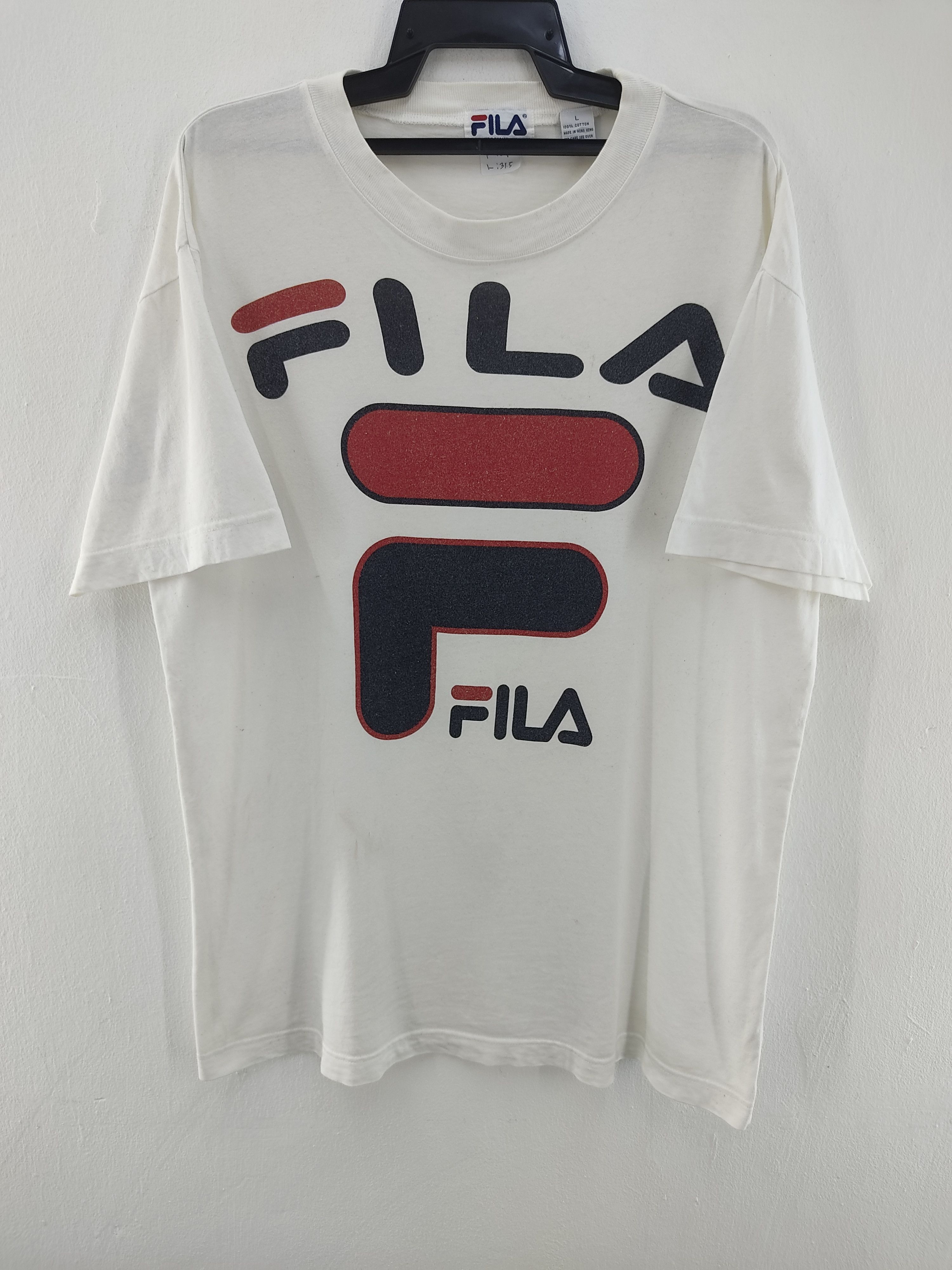 Fila Vintage 90's Fila Big Logo T-Shirt Size US XL / EU 56 / 4 - 1 Thumbnail