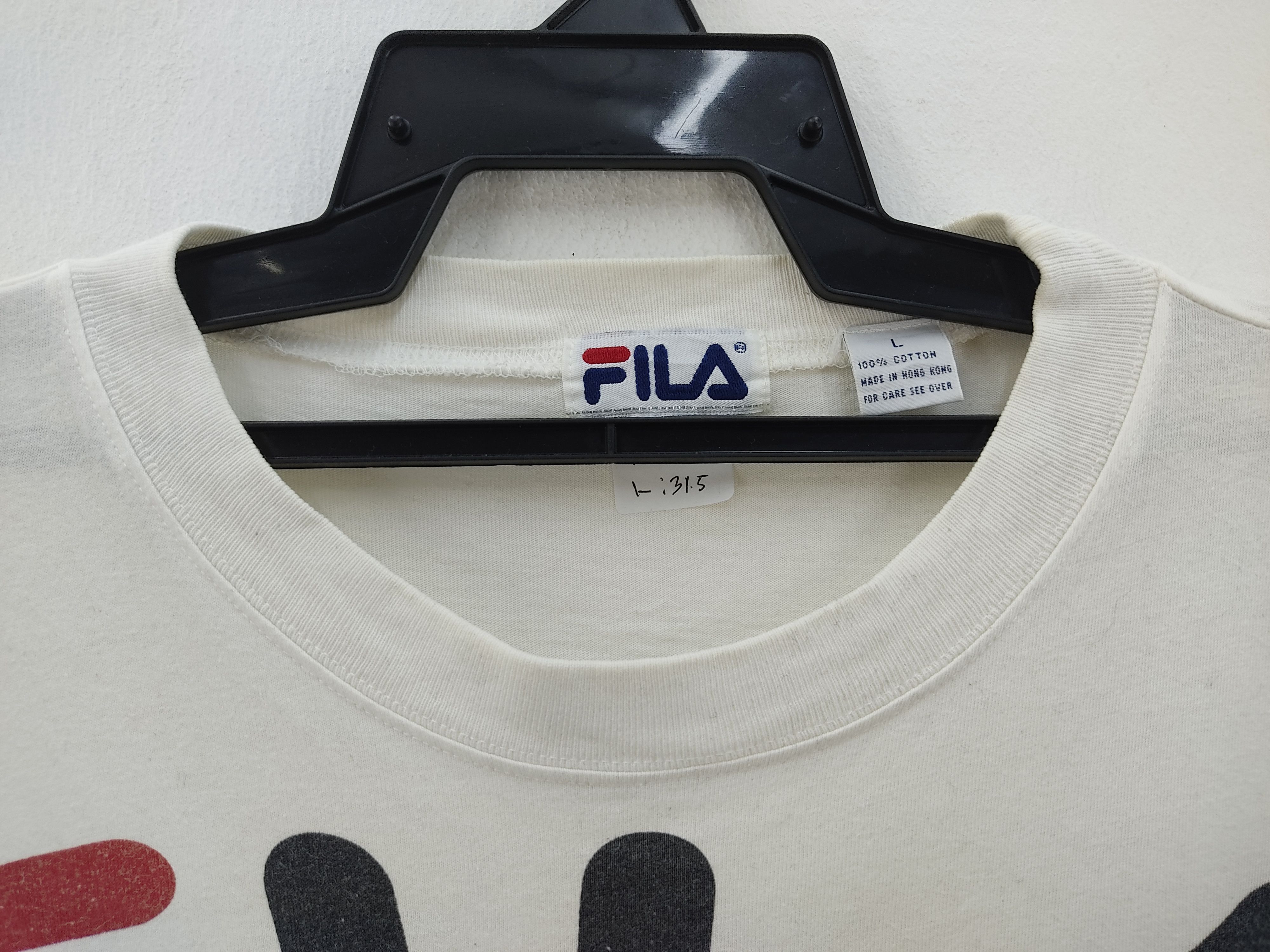 Fila Vintage 90's Fila Big Logo T-Shirt Size US XL / EU 56 / 4 - 9 Thumbnail