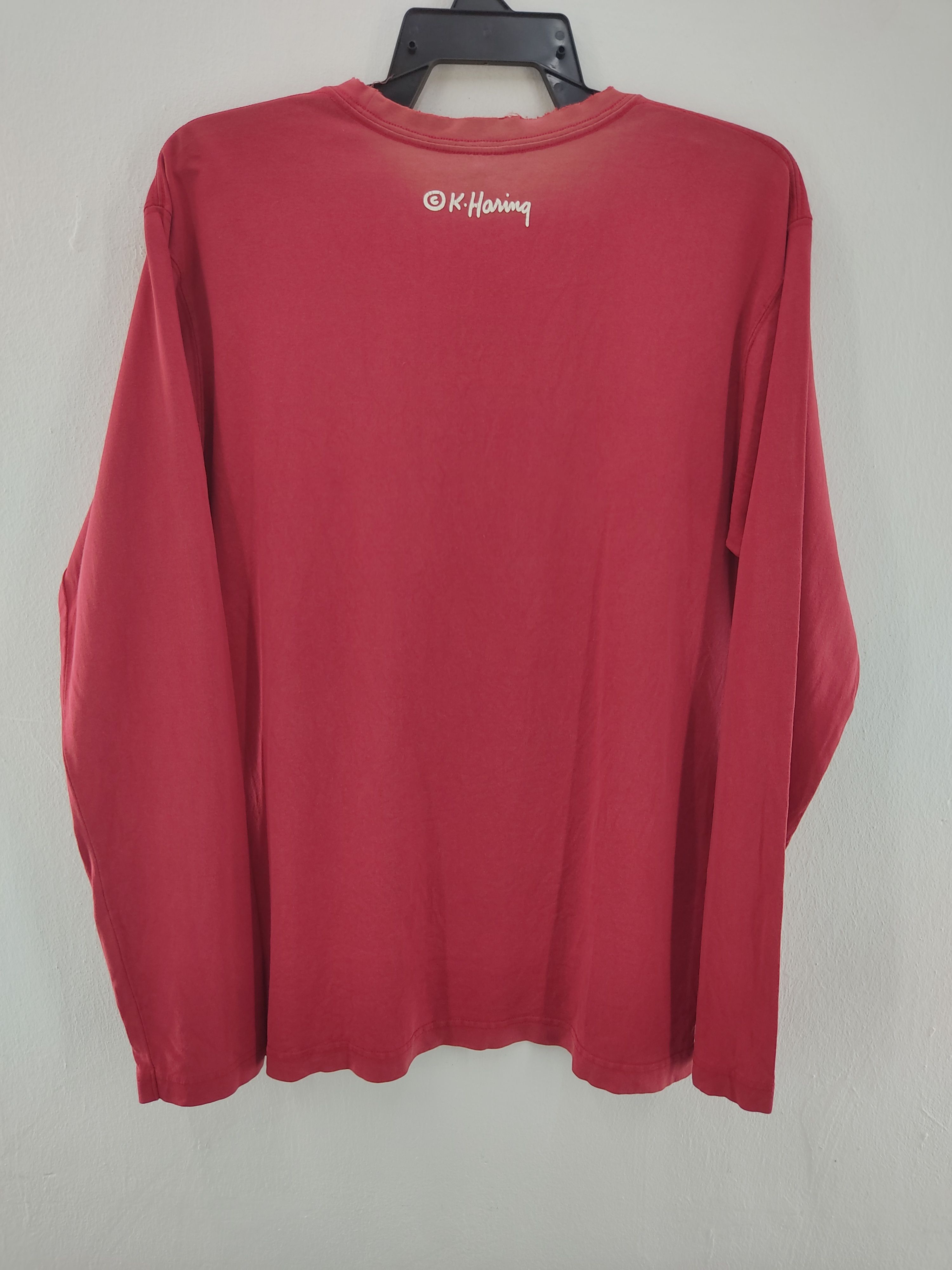 Keith Haring × Uniqlo × Vintage Vintage Y2K Keith Haring X Uniqlo Long Sleeve T-Shirt Size US M / EU 48-50 / 2 - 7 Thumbnail