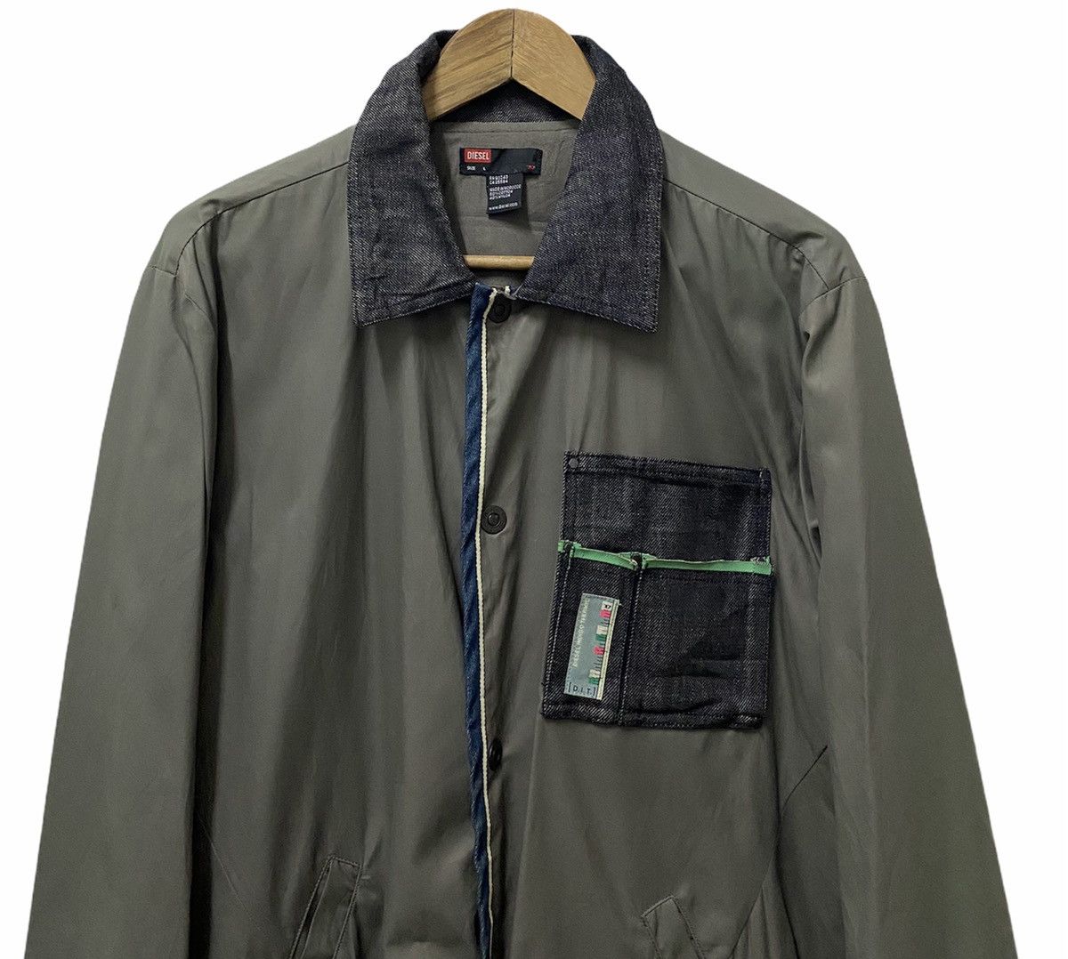 Diesel 🔥GRAIL🇯🇵 Diesel Indigo Thermic Technical Chore Jacket Grailed