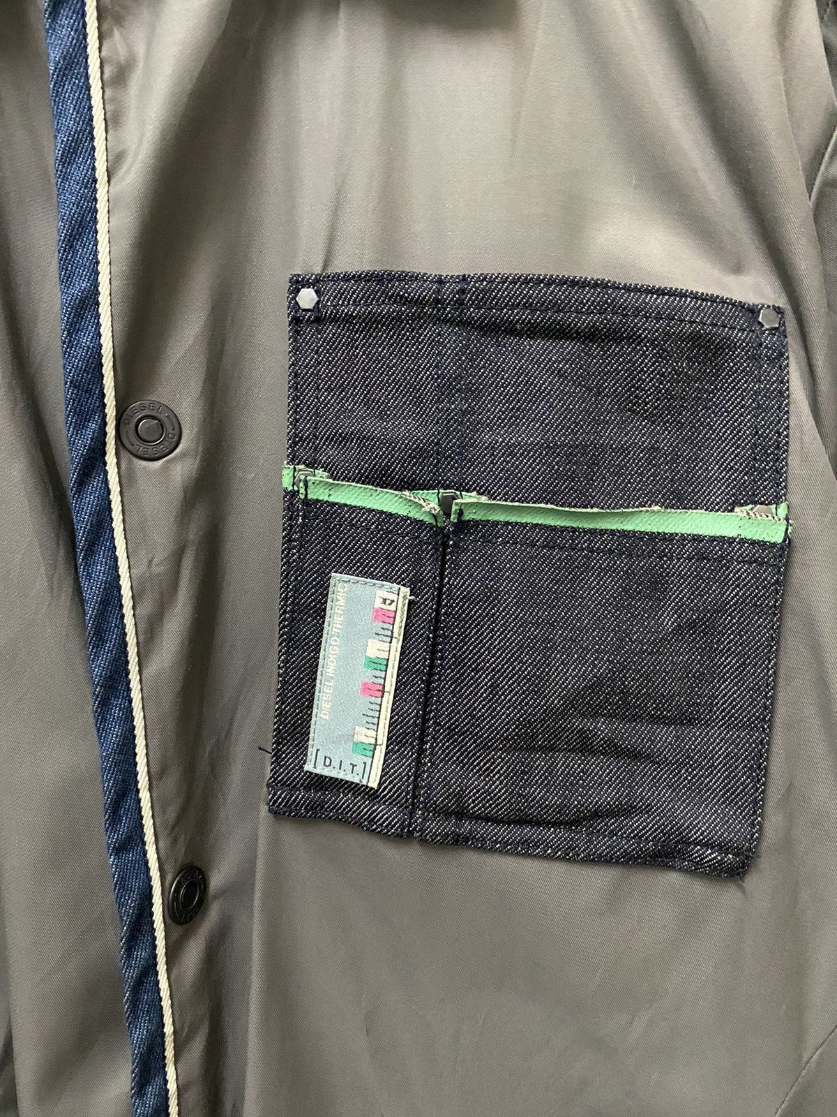 Diesel × Diesel Black Gold × Indigo 🔥GRAIL🇯🇵 Diesel Indigo Thermic Technical Chore Jacket Size US M / EU 48-50 / 2 - 6 Thumbnail