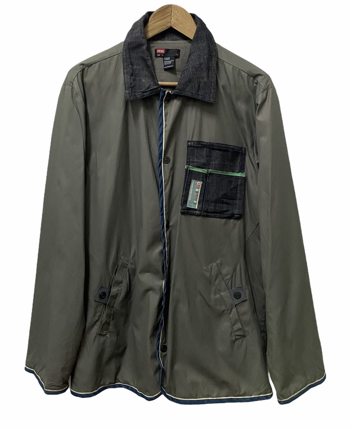 Diesel × Diesel Black Gold × Indigo 🔥GRAIL🇯🇵 Diesel Indigo Thermic Technical Chore Jacket Size US M / EU 48-50 / 2 - 3 Thumbnail