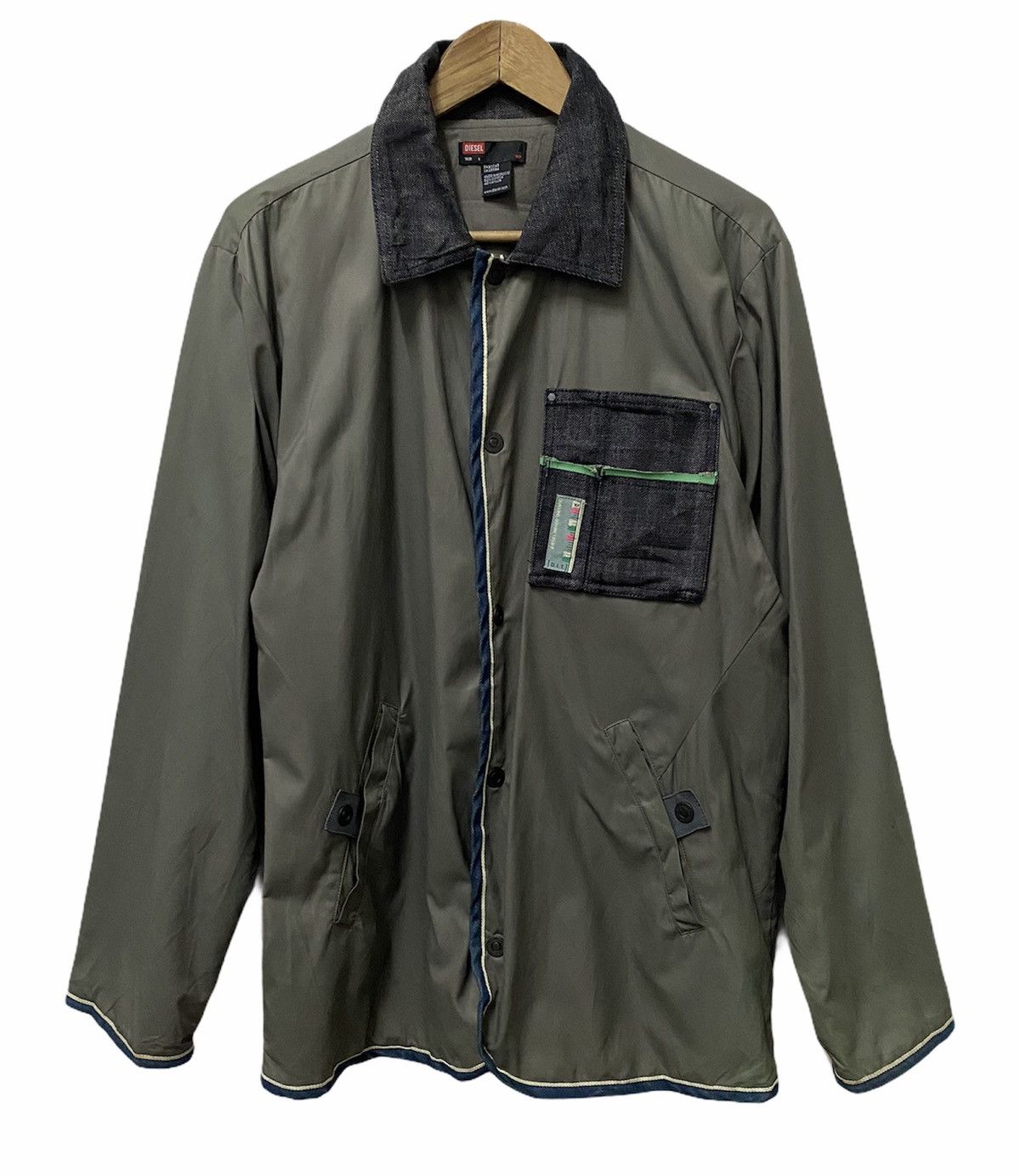 Diesel × Diesel Black Gold × Indigo 🔥GRAIL🇯🇵 Diesel Indigo Thermic Technical Chore Jacket Size US M / EU 48-50 / 2 - 1 Thumbnail