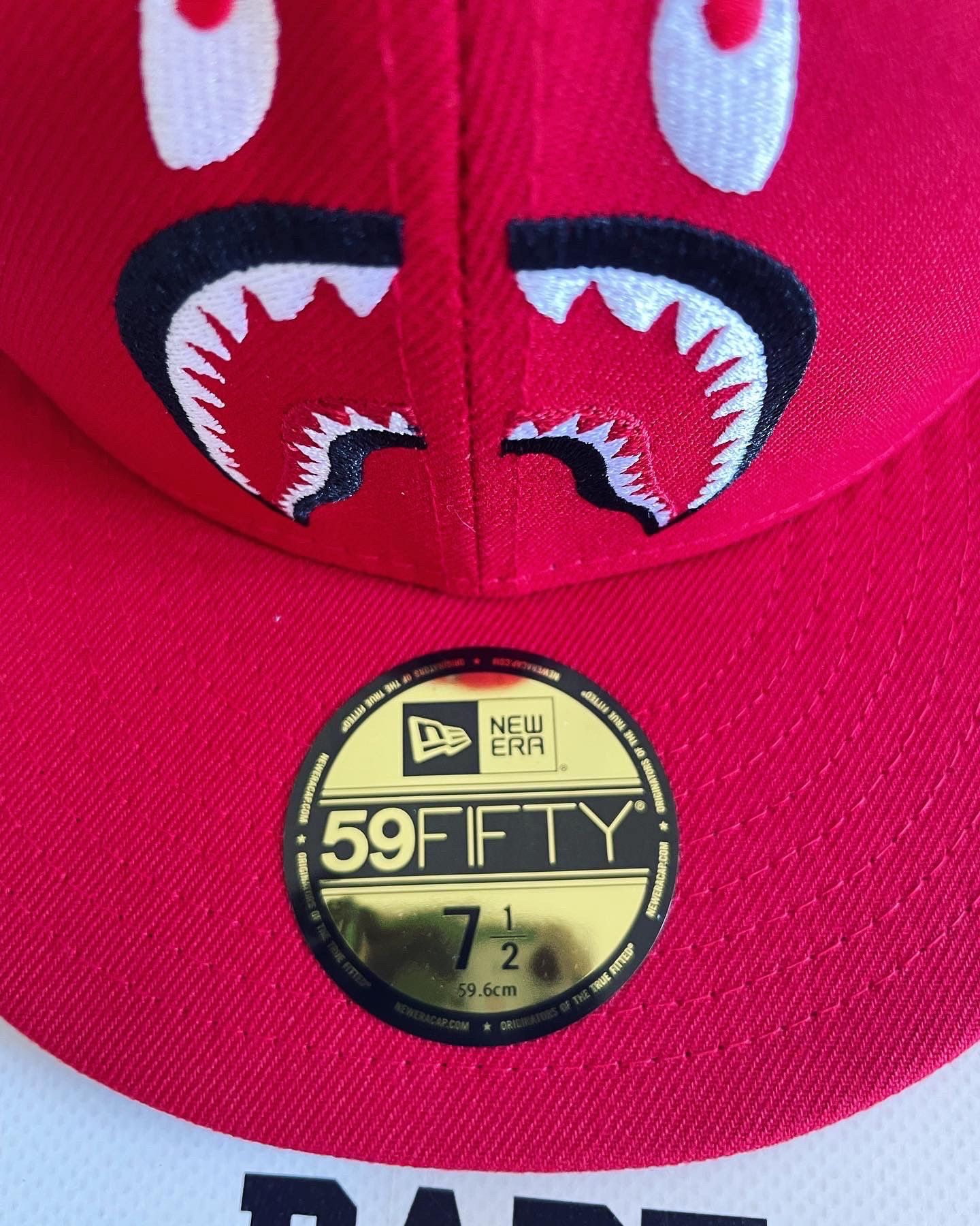 Bape BAPE SHARK NEW ERA 59FIFTY CAP - 7 1/2 Size ONE SIZE - 5 Thumbnail