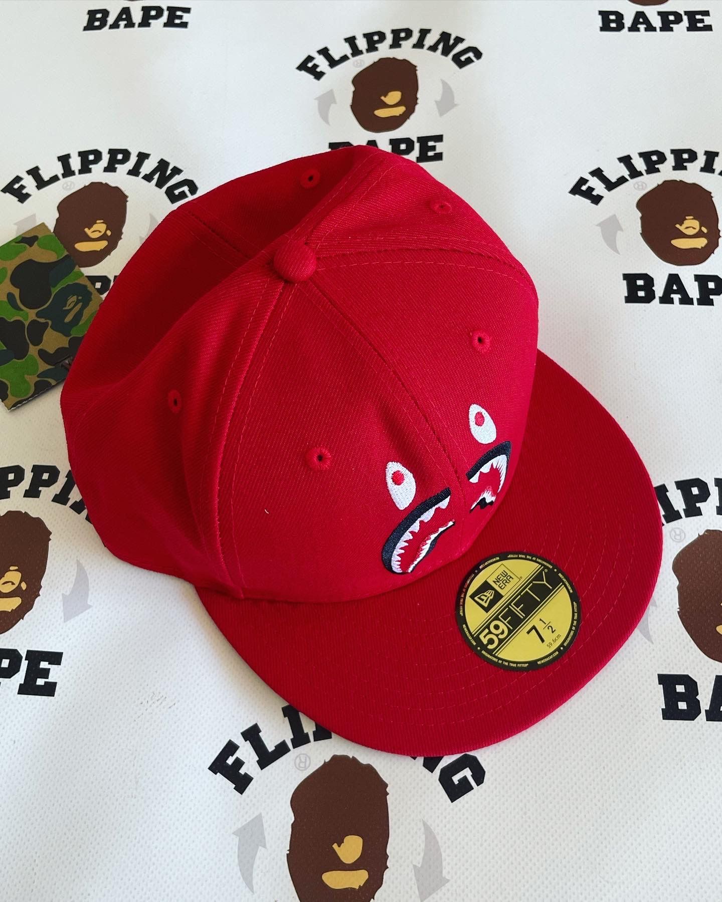 Bape BAPE SHARK NEW ERA 59FIFTY CAP - 7 1/2 Size ONE SIZE - 3 Thumbnail
