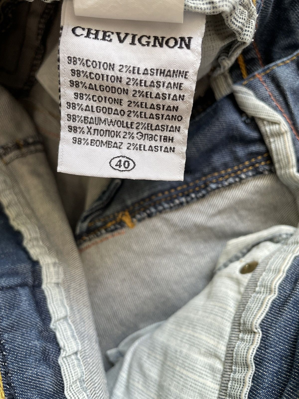 Chevignon Vintage Chevignon Denim Jeans Size 30" / US 8 / IT 44 - 7 Thumbnail