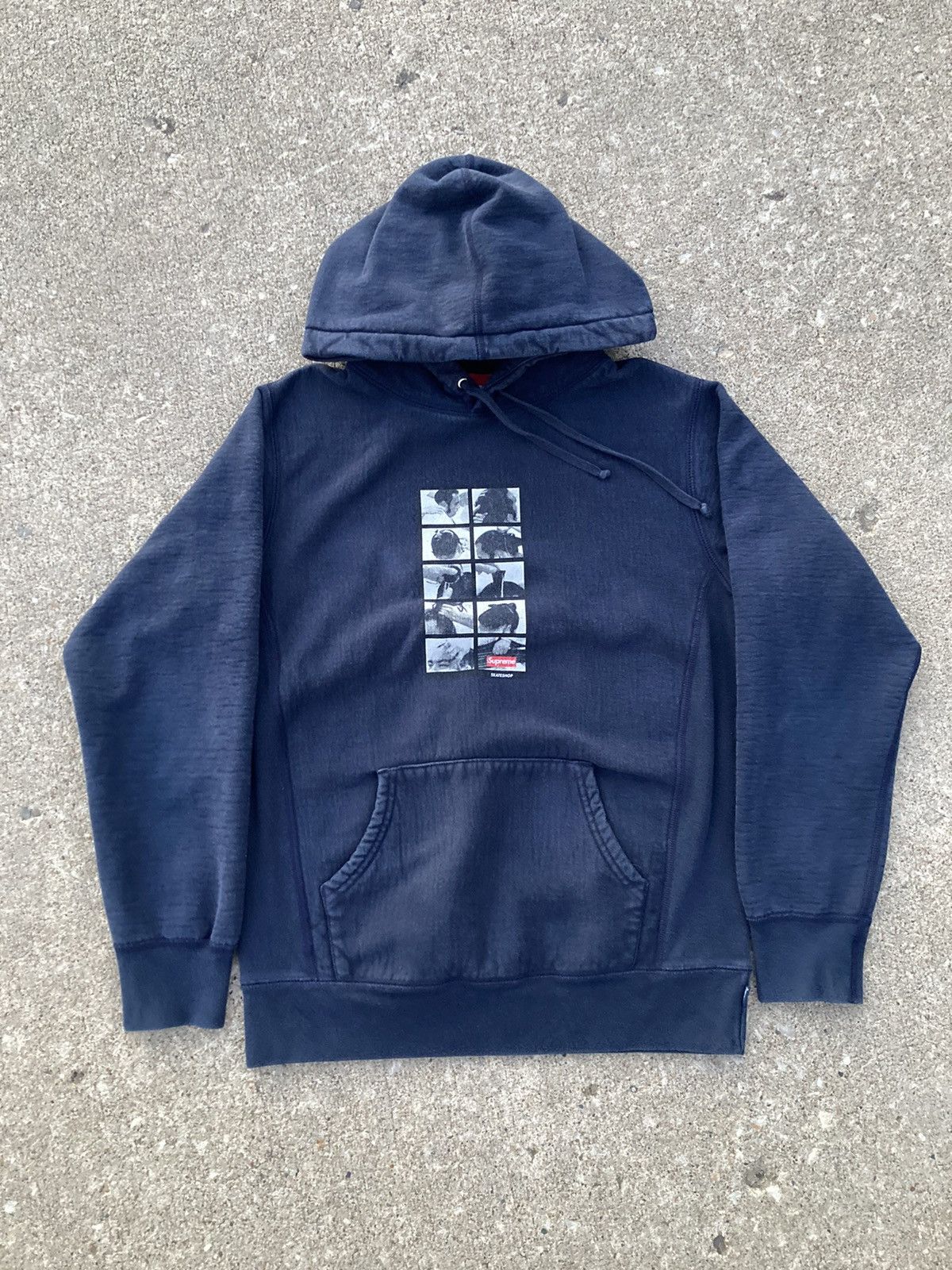 Supreme Supreme Sumo Hoodie FW16 Navy | Grailed