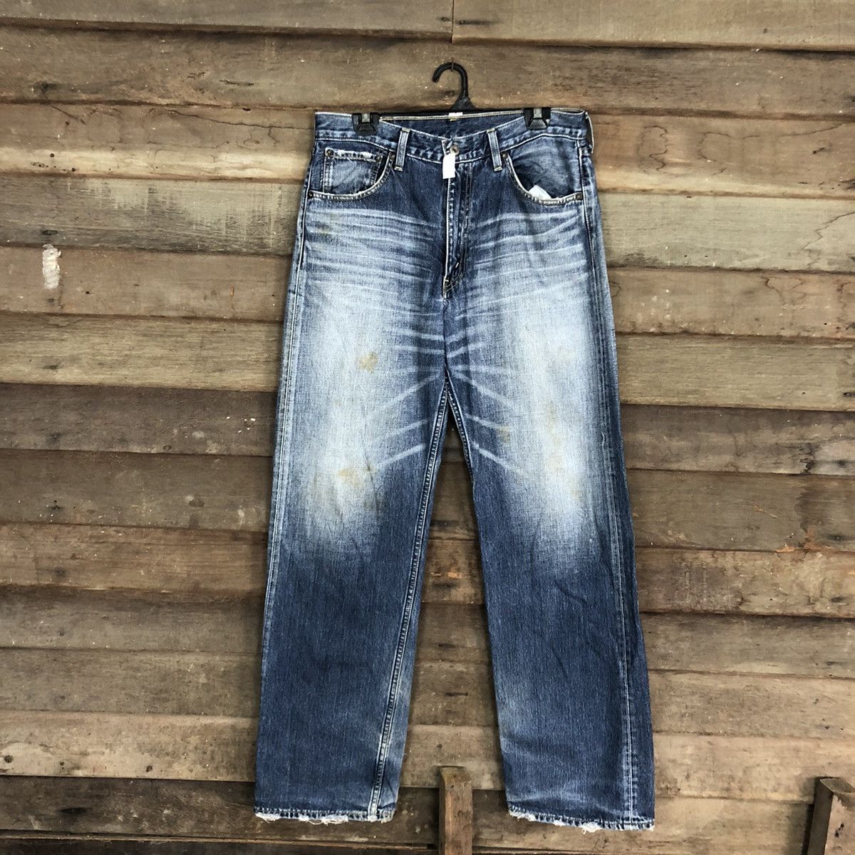 Levi's 504 Levis Strauss Blue Denim Jeans Pants #4622 Size US 31 - 1 Thumbnail
