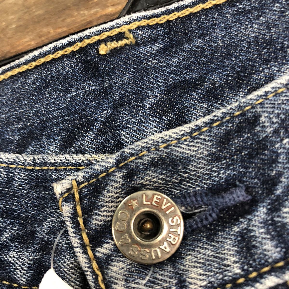 Levi's 504 Levis Strauss Blue Denim Jeans Pants #4622 Size US 31 - 5 Thumbnail