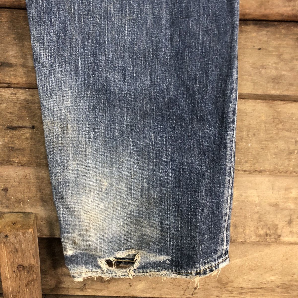 Levi's 504 Levis Strauss Blue Denim Jeans Pants #4622 Size US 31 - 14 Thumbnail