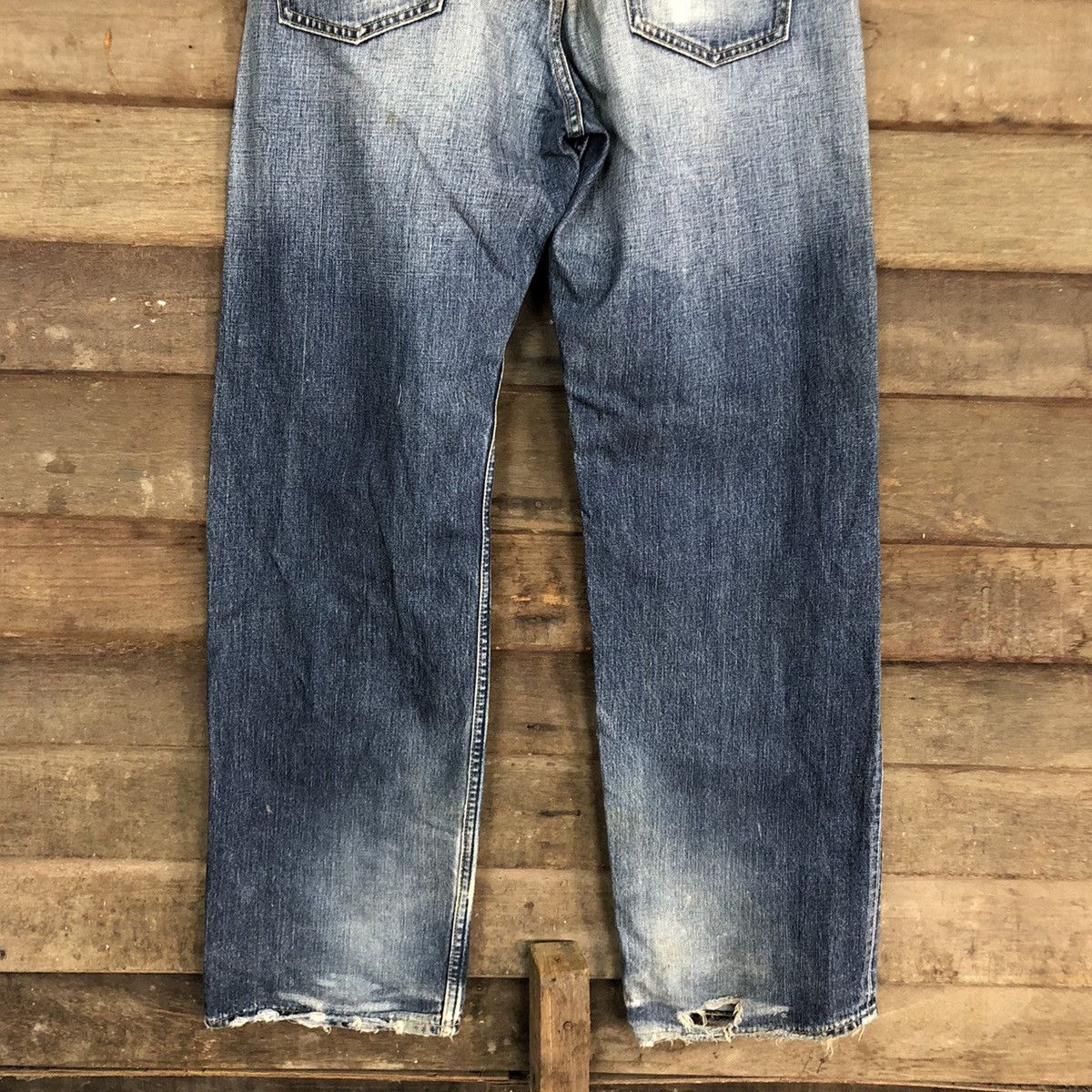 Levi's 504 Levis Strauss Blue Denim Jeans Pants #4622 Size US 31 - 12 Thumbnail