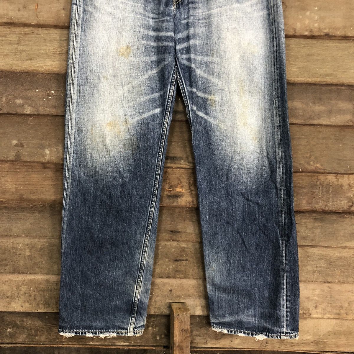 Levi's 504 Levis Strauss Blue Denim Jeans Pants #4622 Size US 31 - 3 Thumbnail