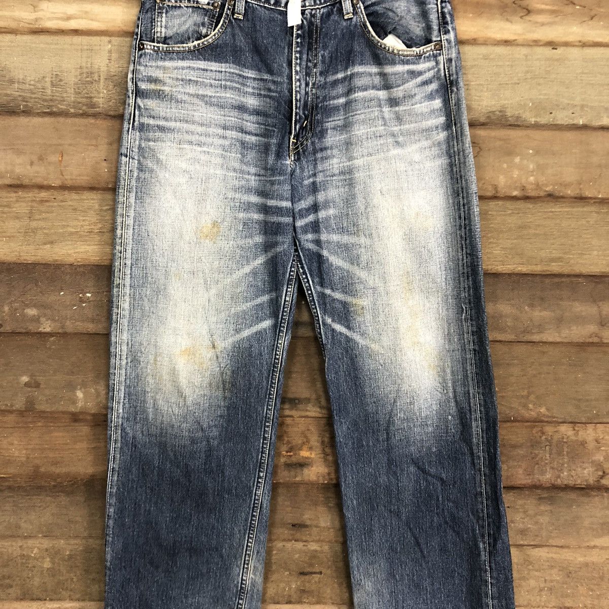 Levi's 504 Levis Strauss Blue Denim Jeans Pants #4622 Size US 31 - 4 Thumbnail