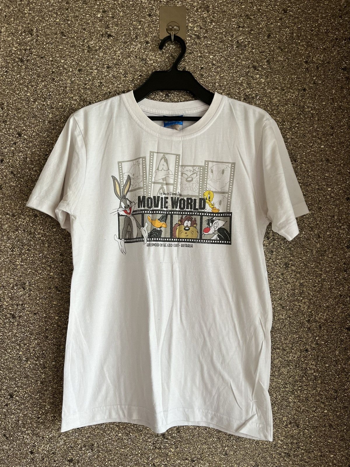 image of Made In USA x Vintage Movie World Ft79 in White, Men's (Size Medium)