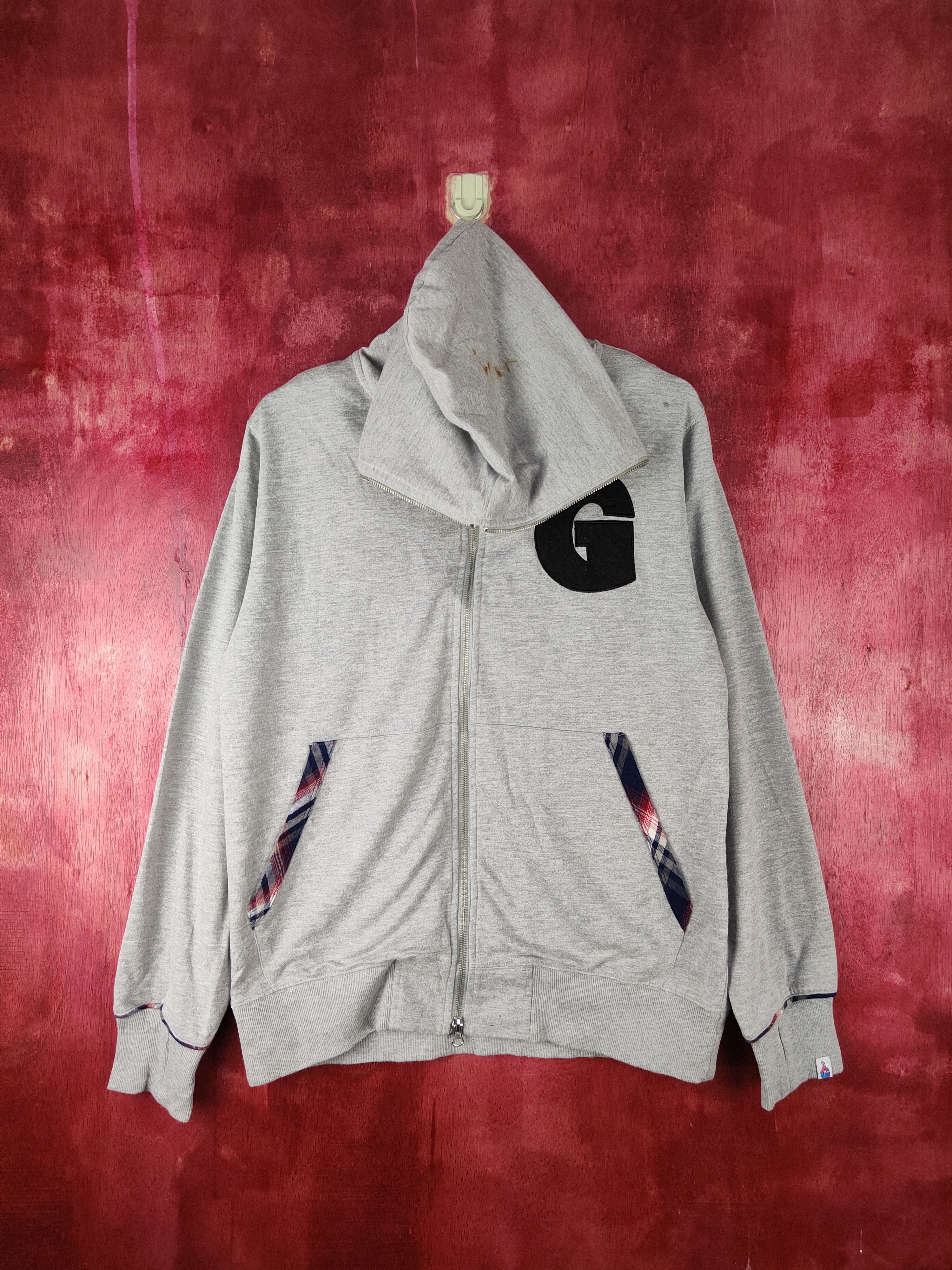 City Streets × Japanese Brand Groover Grand Gray Hoodie Sweater #S594 Size US M / EU 48-50 / 2 - 1 Thumbnail