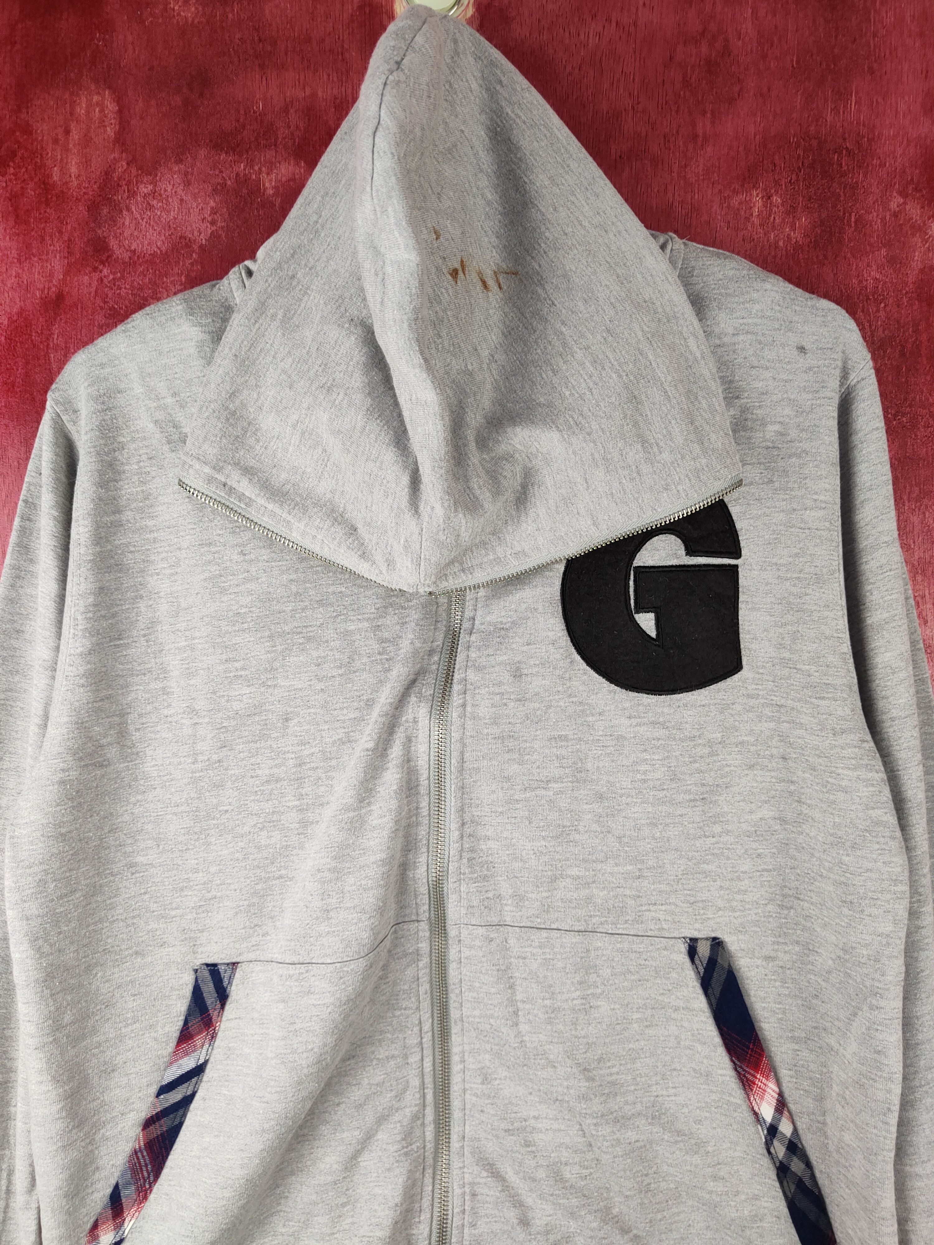 City Streets × Japanese Brand Groover Grand Gray Hoodie Sweater #S594 Size US M / EU 48-50 / 2 - 2 Thumbnail