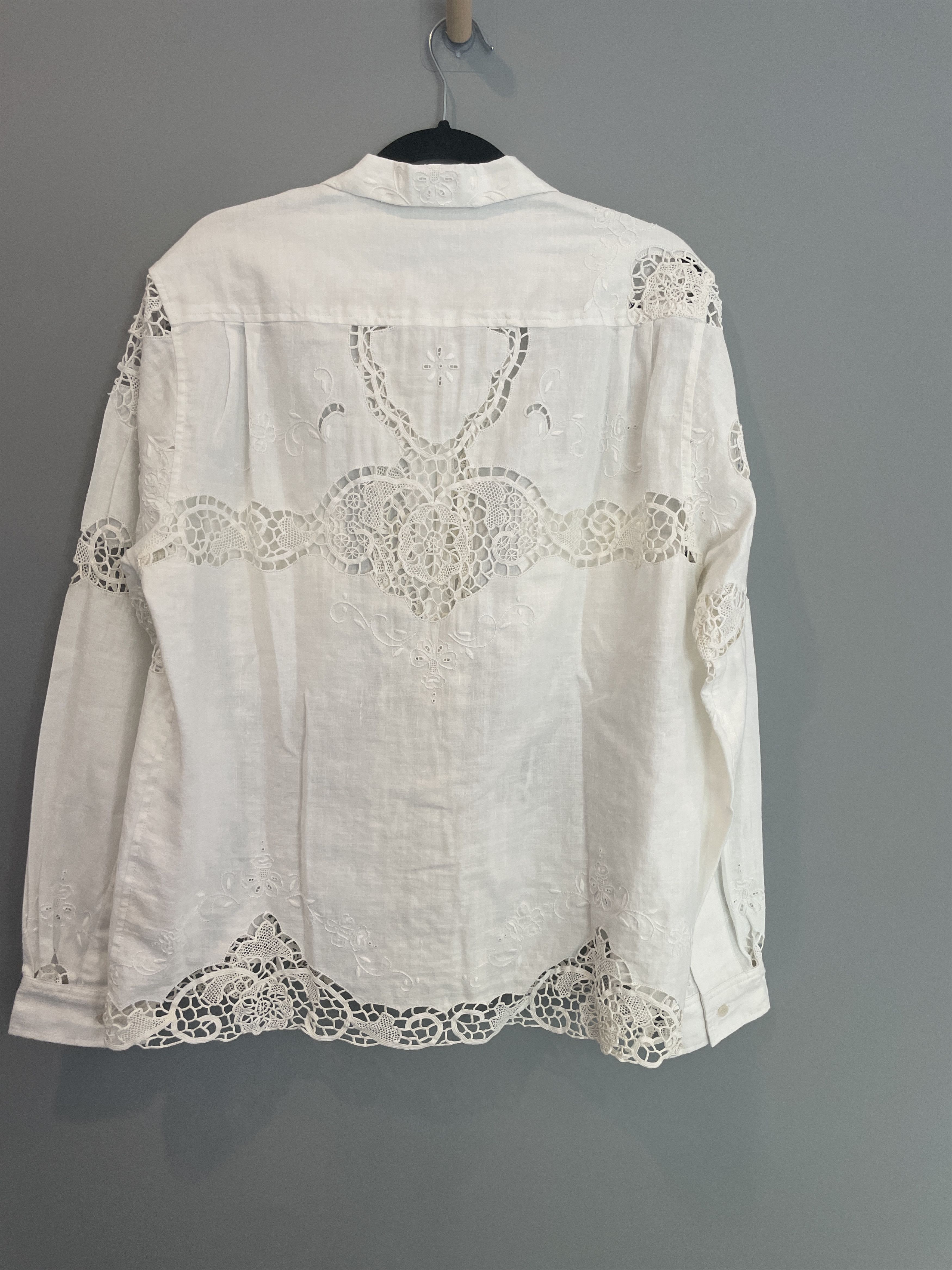 Bode BNWT Bode 1 of 1 Lace Cutout Shirt Size US L / EU 52-54 / 3 - 3 Thumbnail