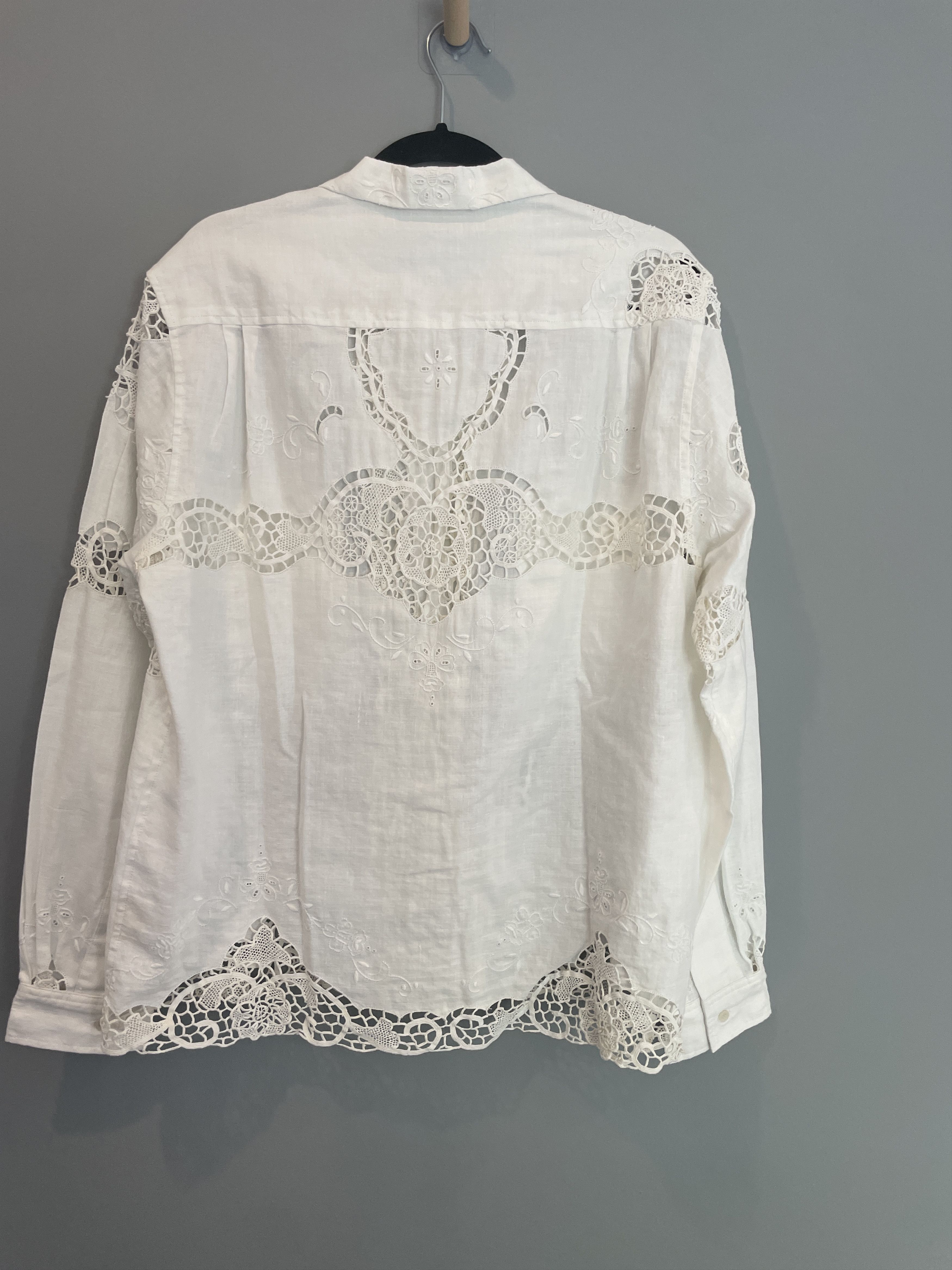 Bode BNWT Bode 1 of 1 Lace Cutout Shirt Size US L / EU 52-54 / 3 - 2 Thumbnail