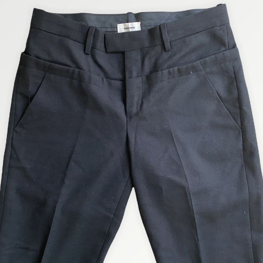 image of Undercover Ss11 Double Waist Trouser in Black, Men's (Size 30)