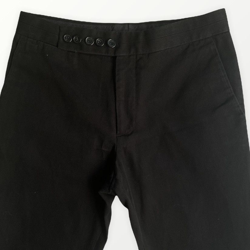 image of Raf Simons Ss15 Fifth Button Skinny Pants in Black, Men's (Size 28)