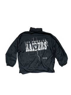 RARE Vintage Oakland Raiders NFL Bomber Jacket Med- Urban Hip Hop Las Vegas