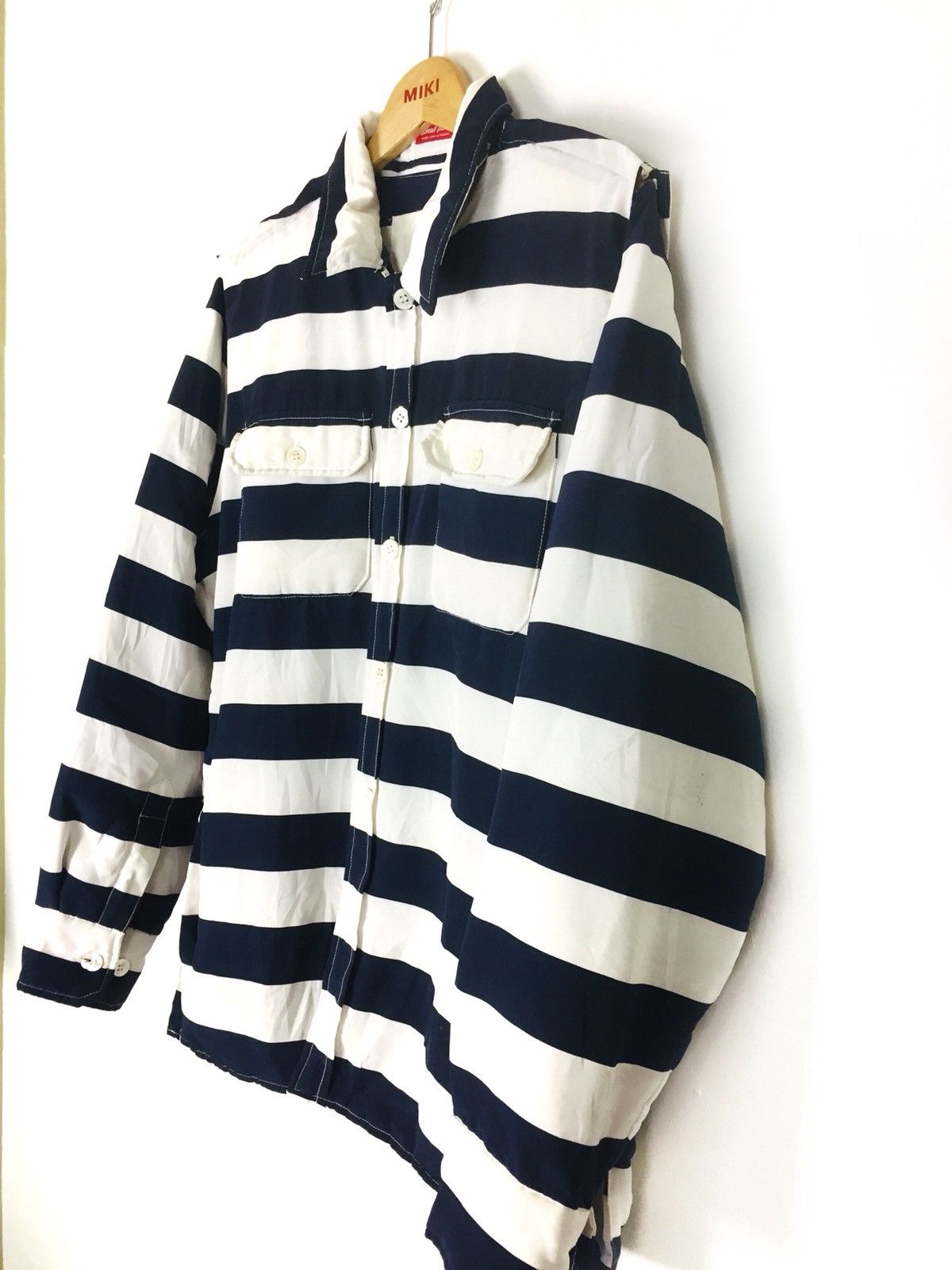 Undercover AW1999 Ambivalence Small Parts boader stripe jacket Size US L / EU 52-54 / 3 - 5 Thumbnail
