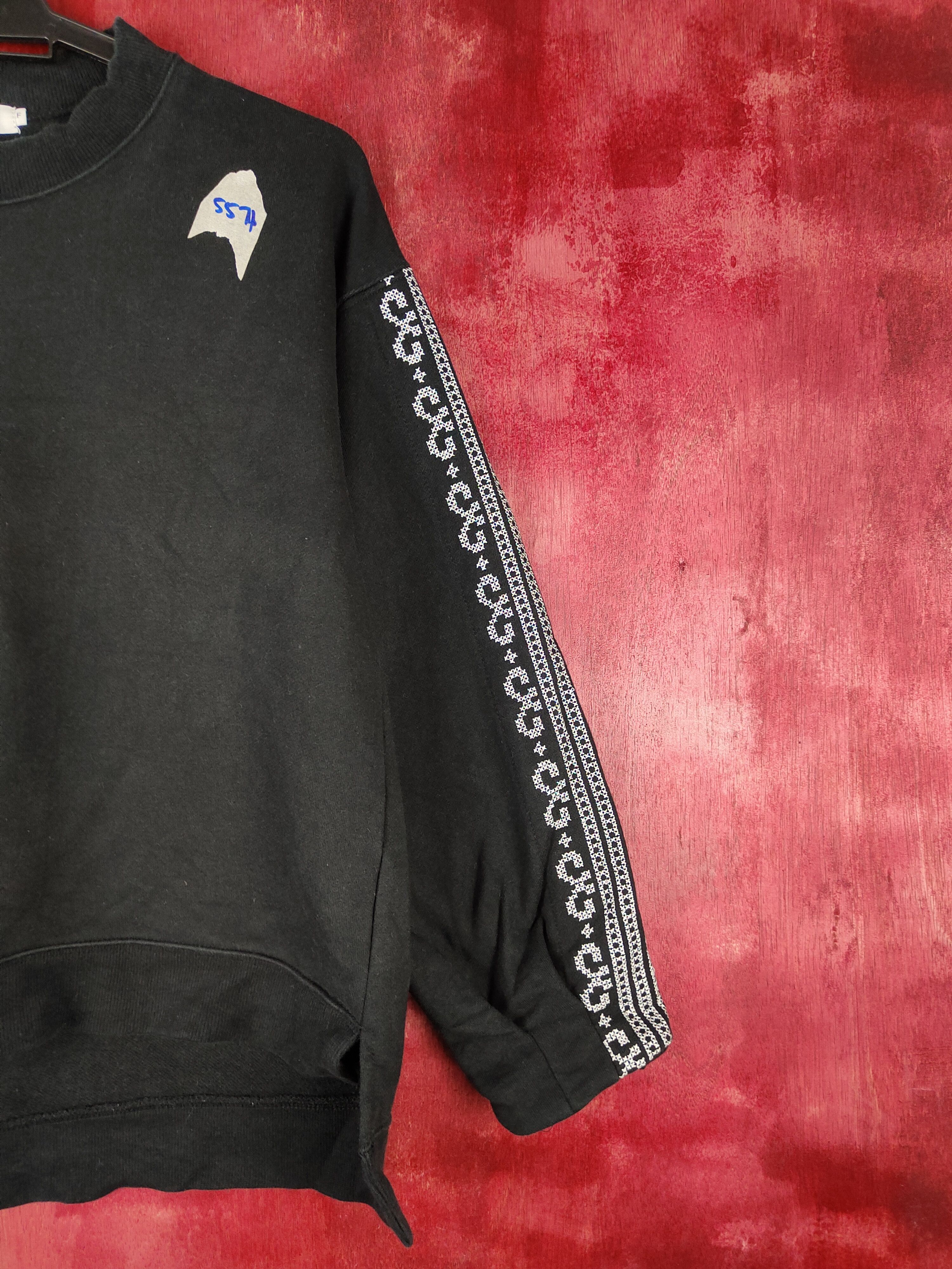Japanese Brand Lepsim Black Sweatshirt art sleeve japan #S598 Size M / US 6-8 / IT 42-44 - 5 Thumbnail