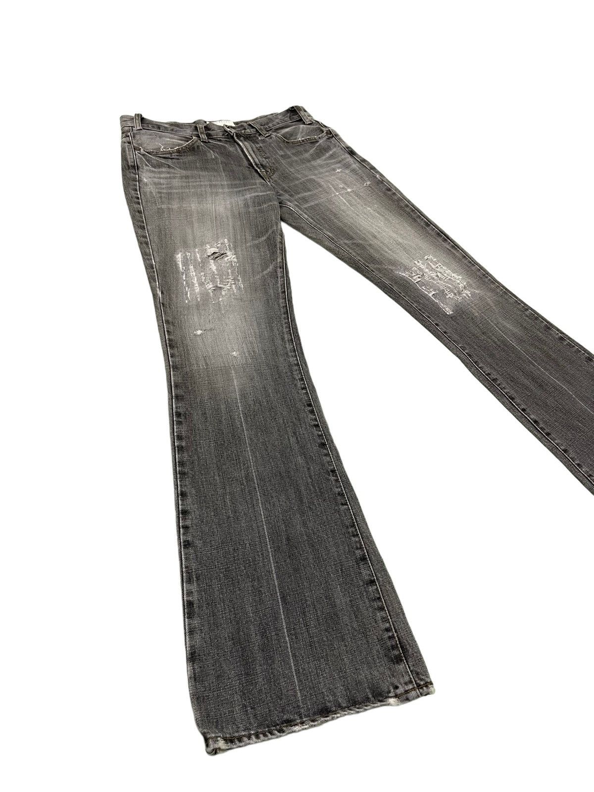 Japanese Brand Flare Jeans Spellbound Japan Distress Denim Boot Cut 5🟦1 Size US 32 / EU 48 - 1 Thumbnail