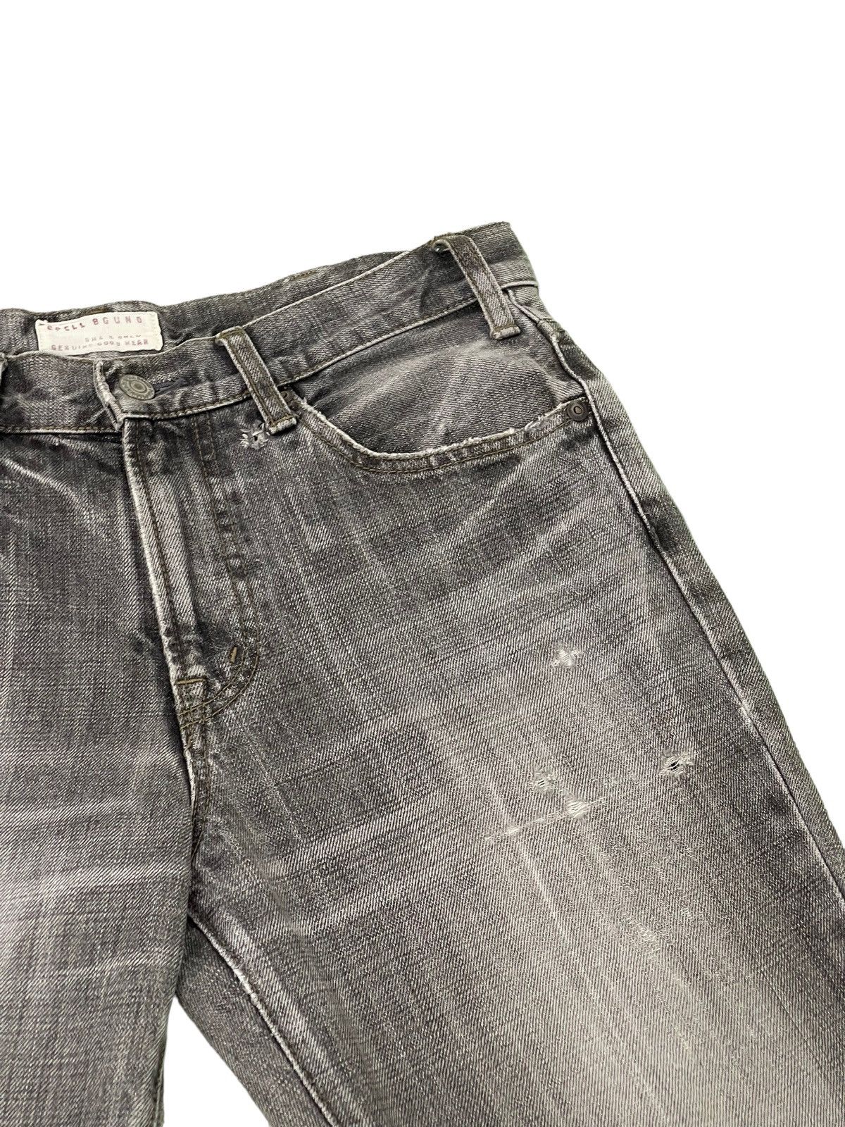 Japanese Brand Flare Jeans Spellbound Japan Distress Denim Boot Cut 5🟦1 Size US 32 / EU 48 - 10 Thumbnail