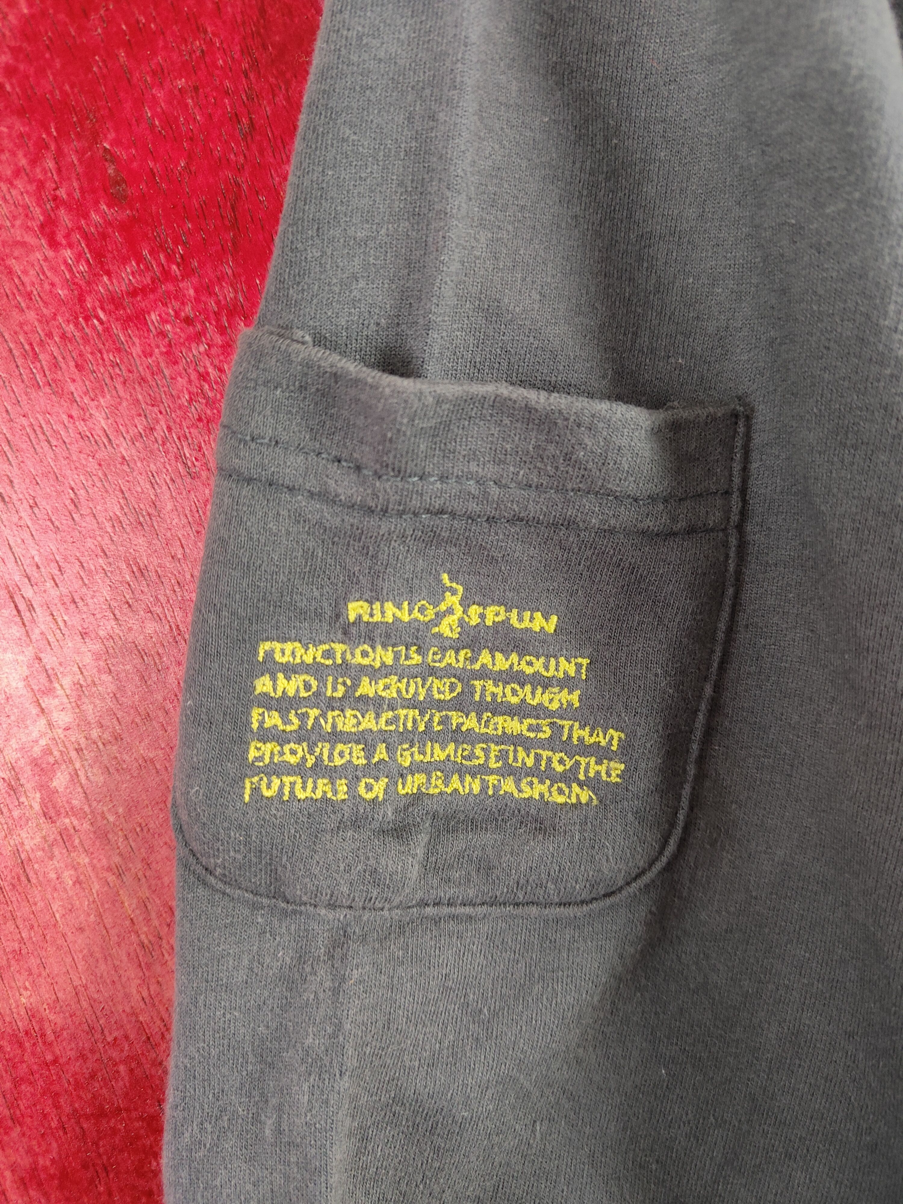 Japanese Brand × Ringspun Ringspun tank vintage Dark Gray sweatshirt #S597 Size US M / EU 48-50 / 2 - 9 Thumbnail