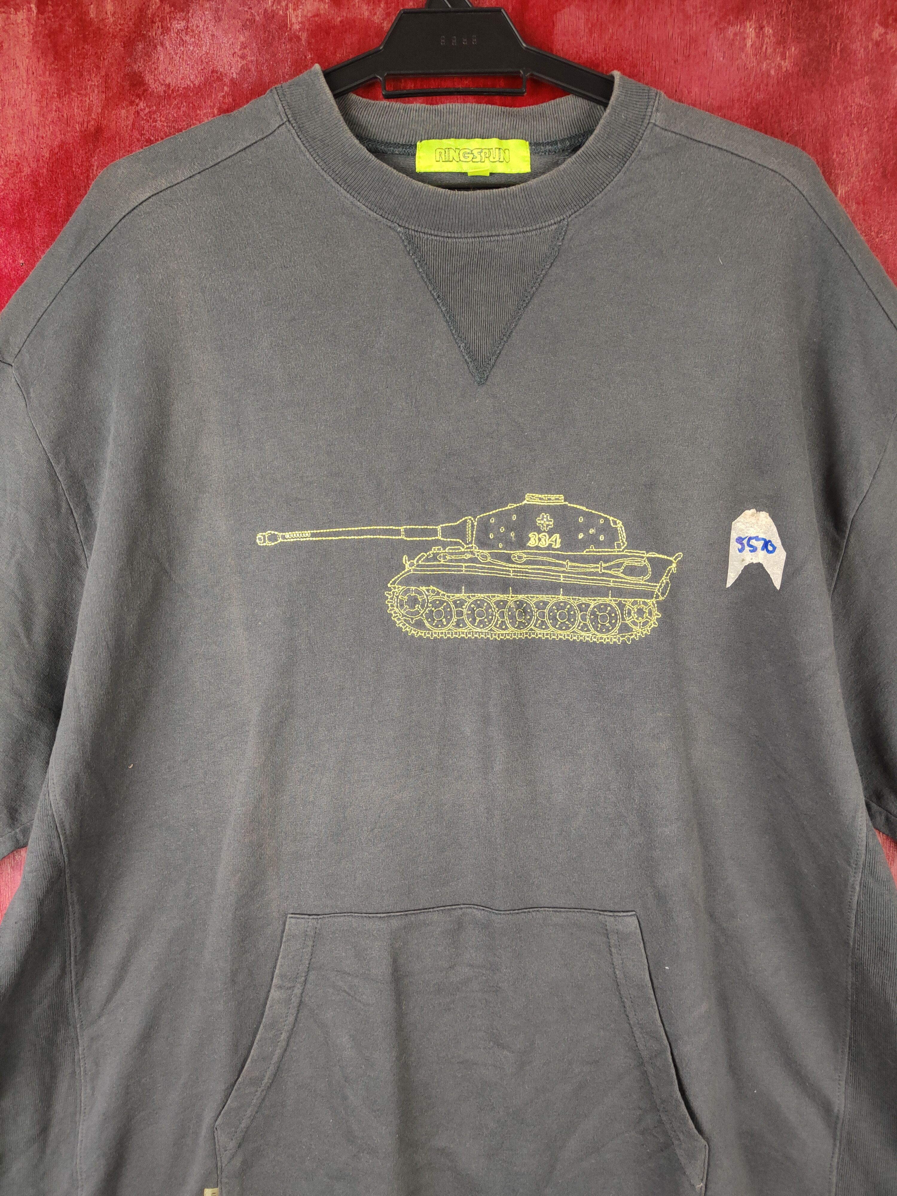 Japanese Brand × Ringspun Ringspun tank vintage Dark Gray sweatshirt #S597 Size US M / EU 48-50 / 2 - 3 Thumbnail