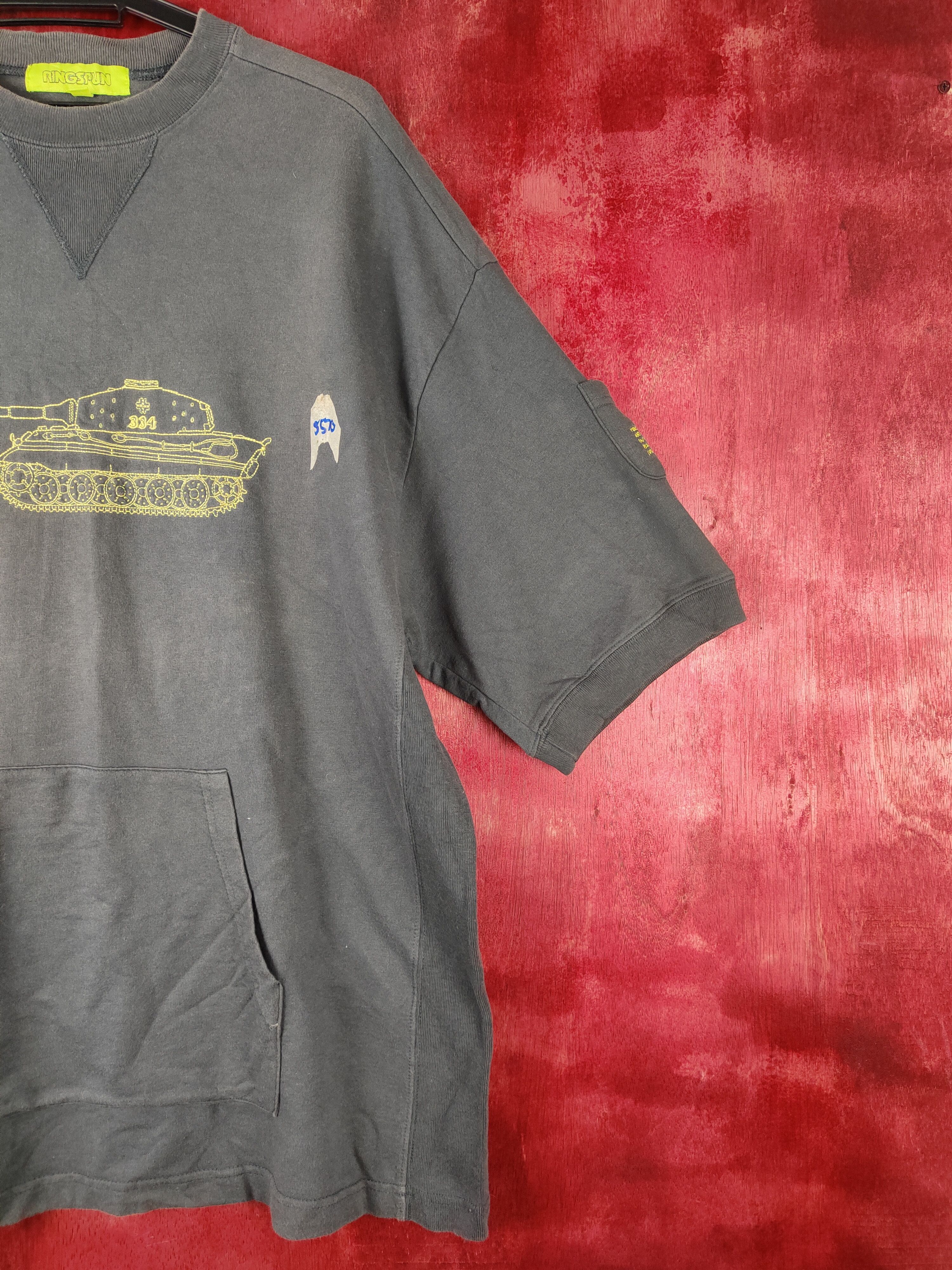 Japanese Brand × Ringspun Ringspun tank vintage Dark Gray sweatshirt #S597 Size US M / EU 48-50 / 2 - 7 Thumbnail