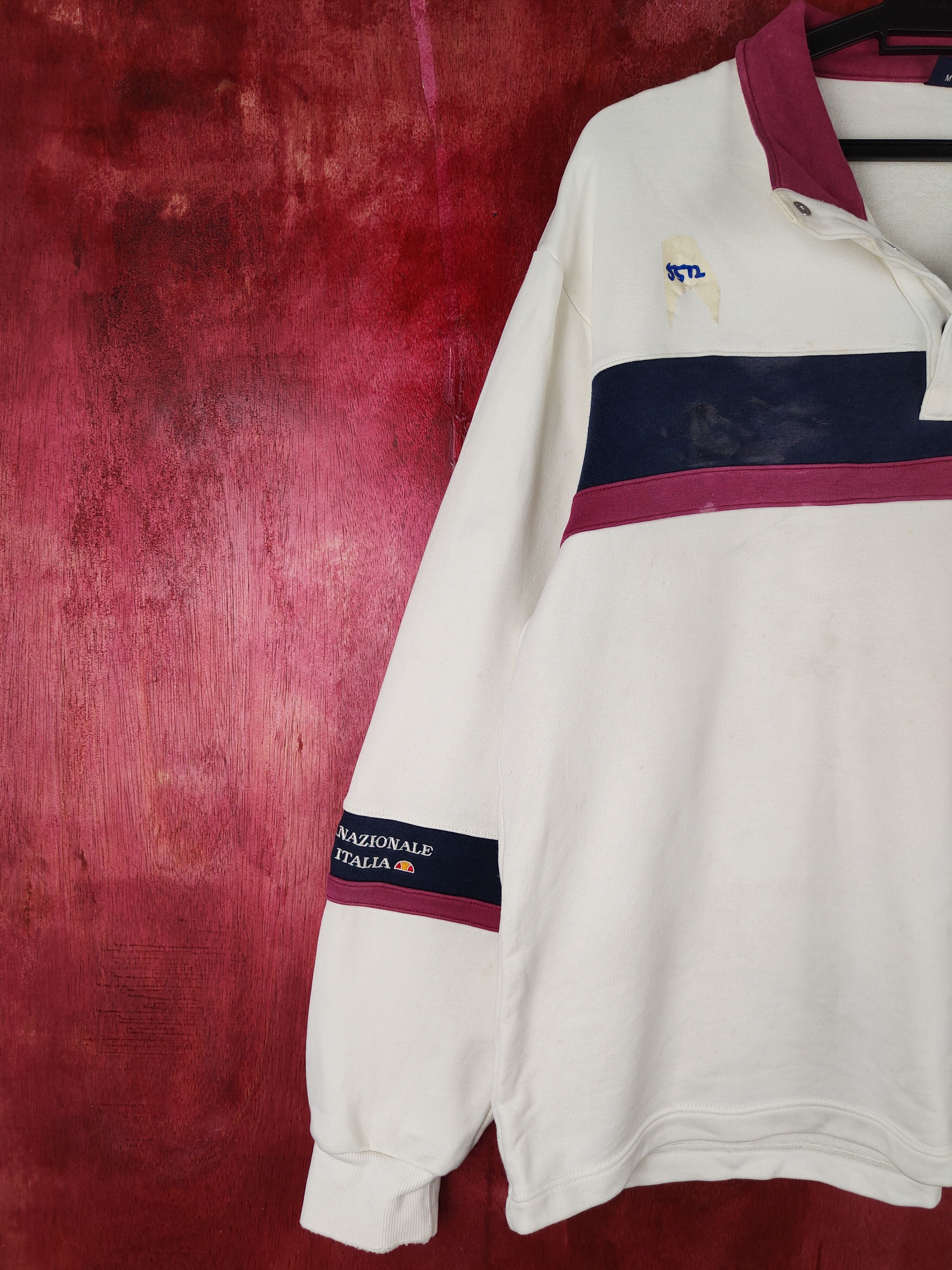 Ellesse Ellesse Ivory vintage japan sweatshirt #S599 Size US L / EU 52-54 / 3 - 6 Thumbnail