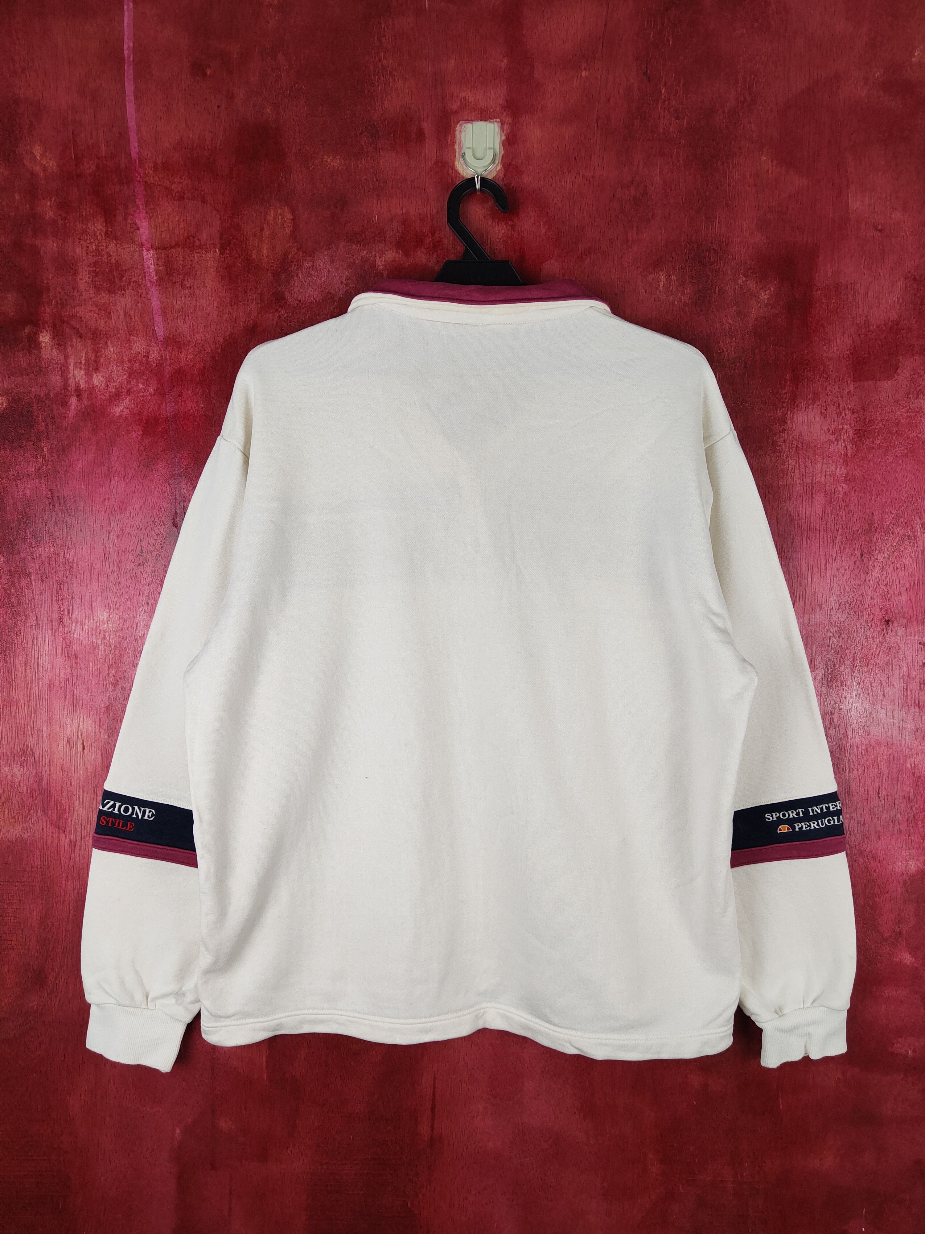 Ellesse Ellesse Ivory vintage japan sweatshirt #S599 Size US L / EU 52-54 / 3 - 10 Thumbnail