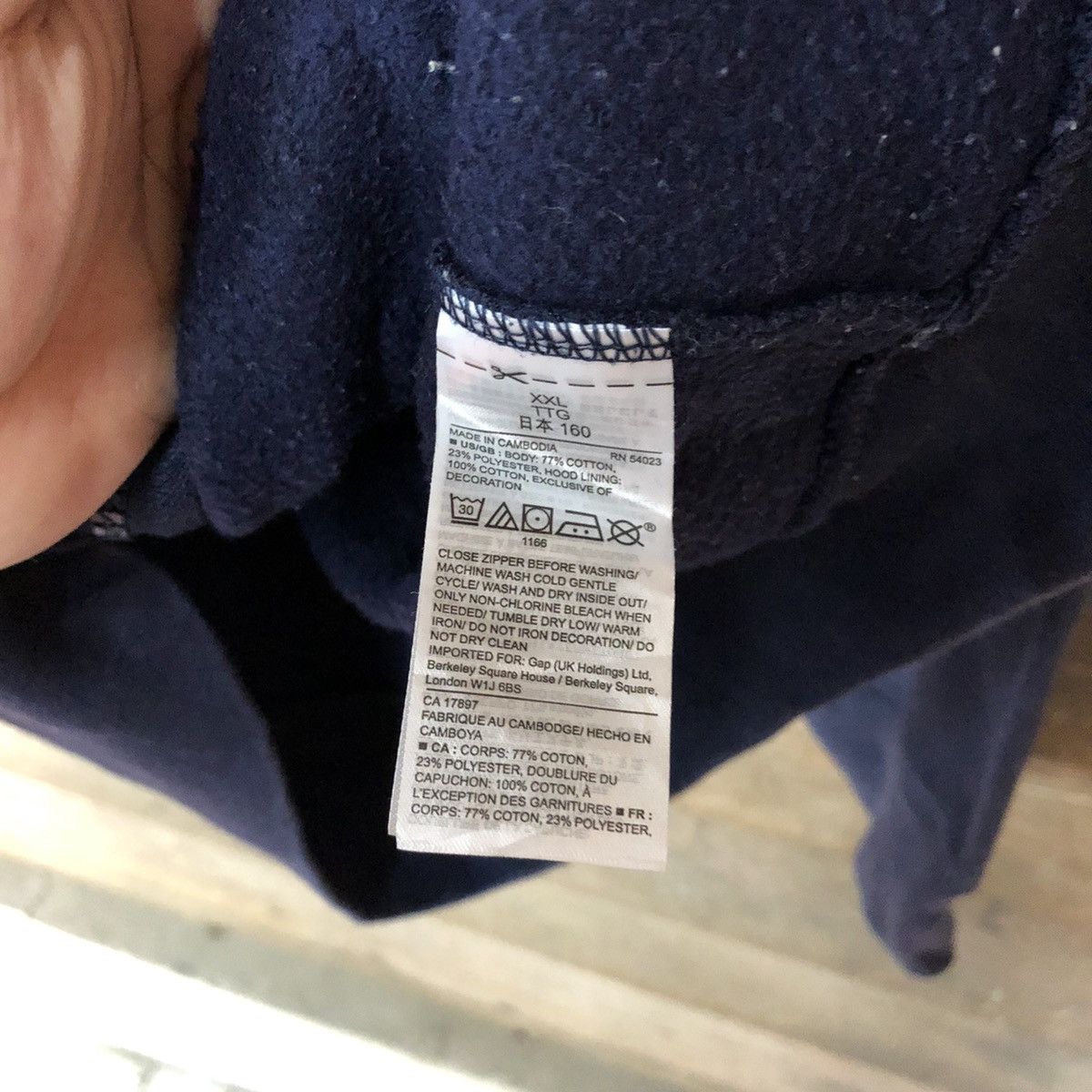 Gap Gap kids Dark Blue Hoodie sweatshirt #5606 Size S / US 4 / IT 40 - 9 Thumbnail