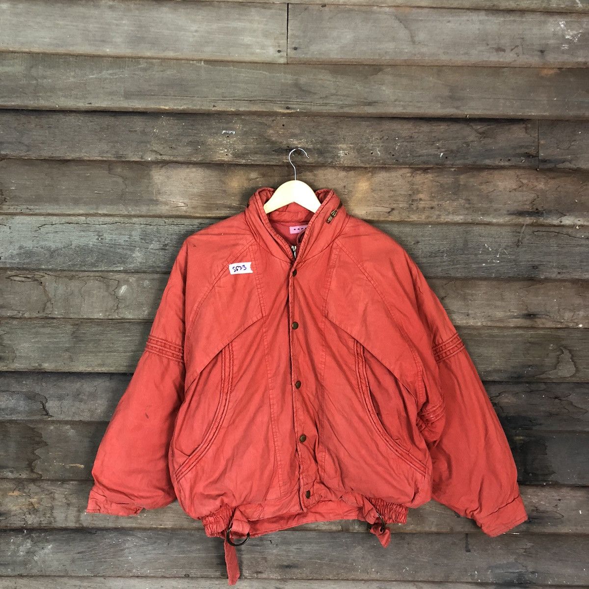 image of Express Orange Light Jacket 5523, Men's (Size Medium)