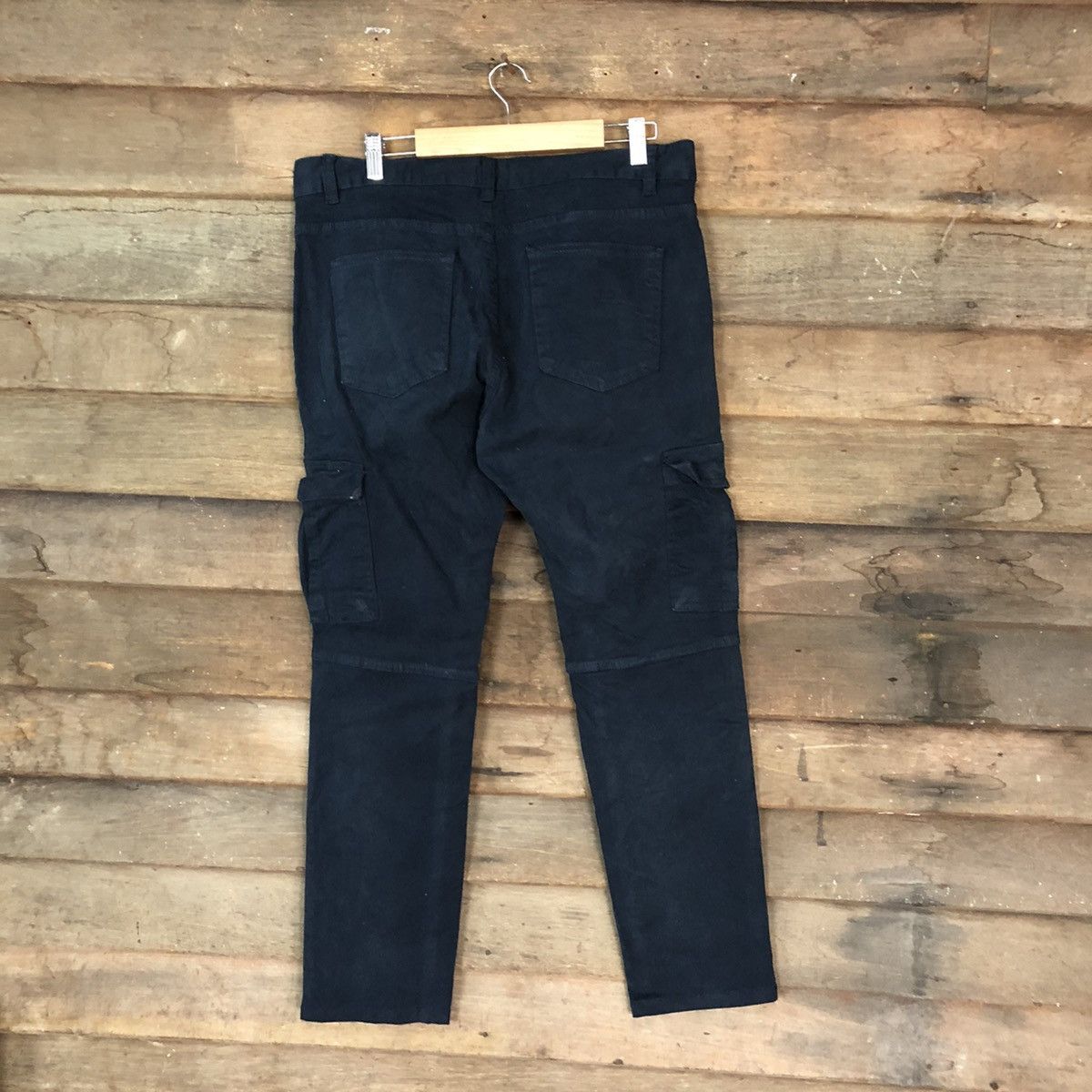 Japanese Brand Denim Place Dark Blue Cargo Pants #5684 Size US 33 - 11 Thumbnail