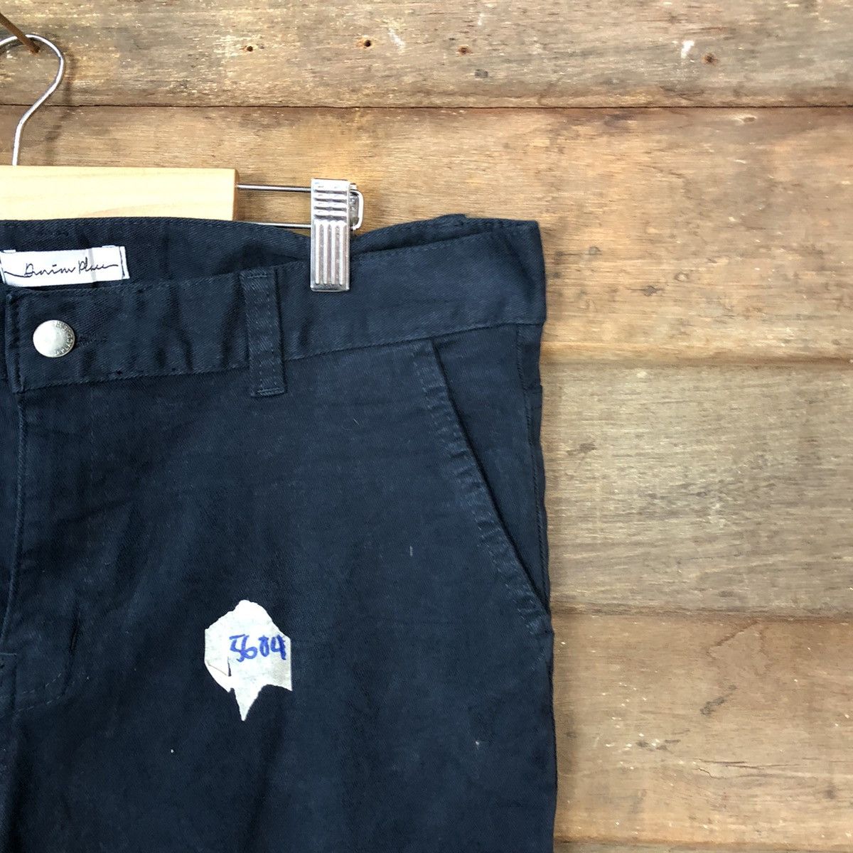 Japanese Brand Denim Place Dark Blue Cargo Pants #5684 Size US 33 - 5 Thumbnail