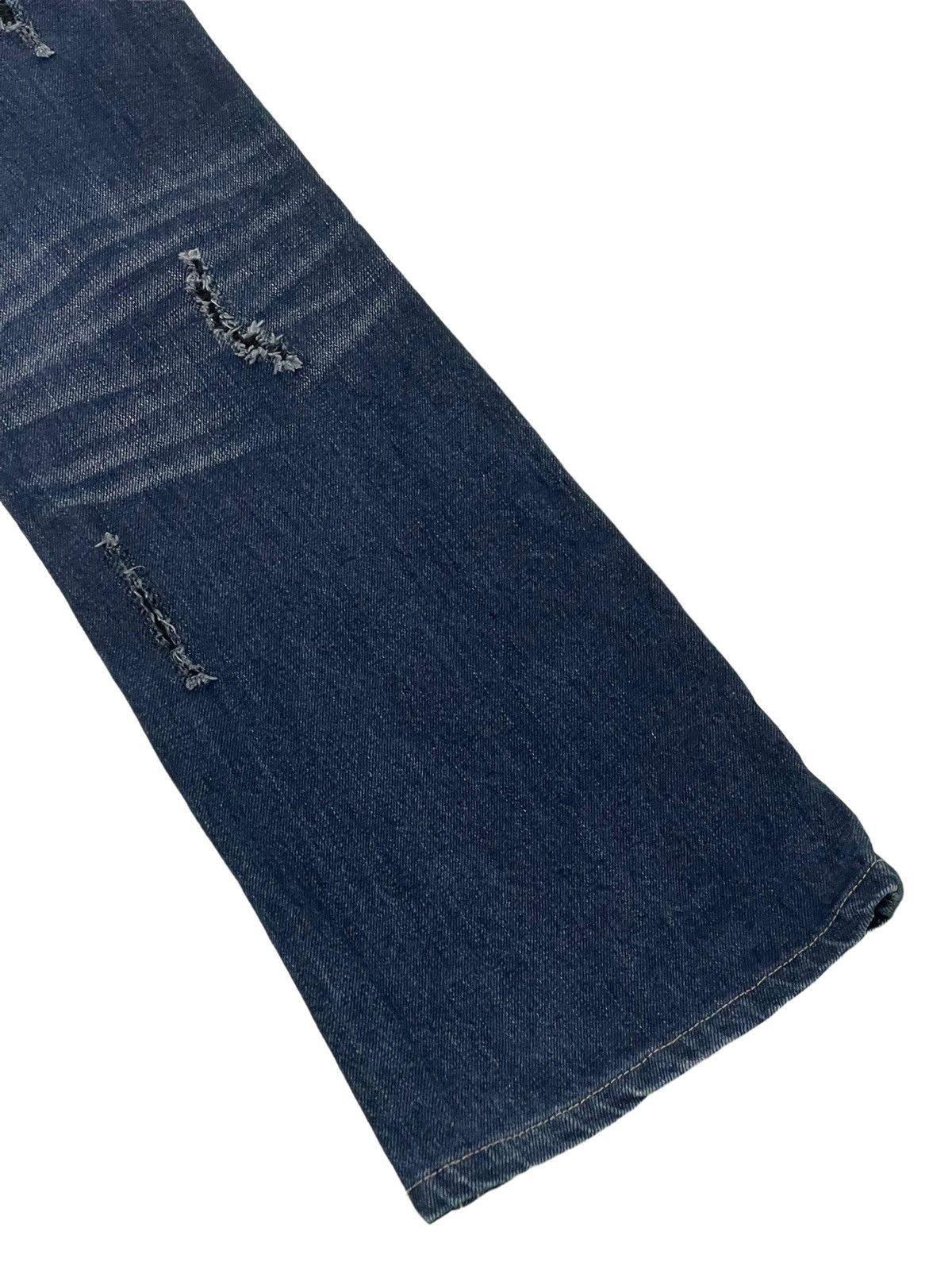Japanese Brand Flare Jeans Pinball Distress Denim Boot Cut 5🟦0 Size US 30 / EU 46 - 15 Thumbnail