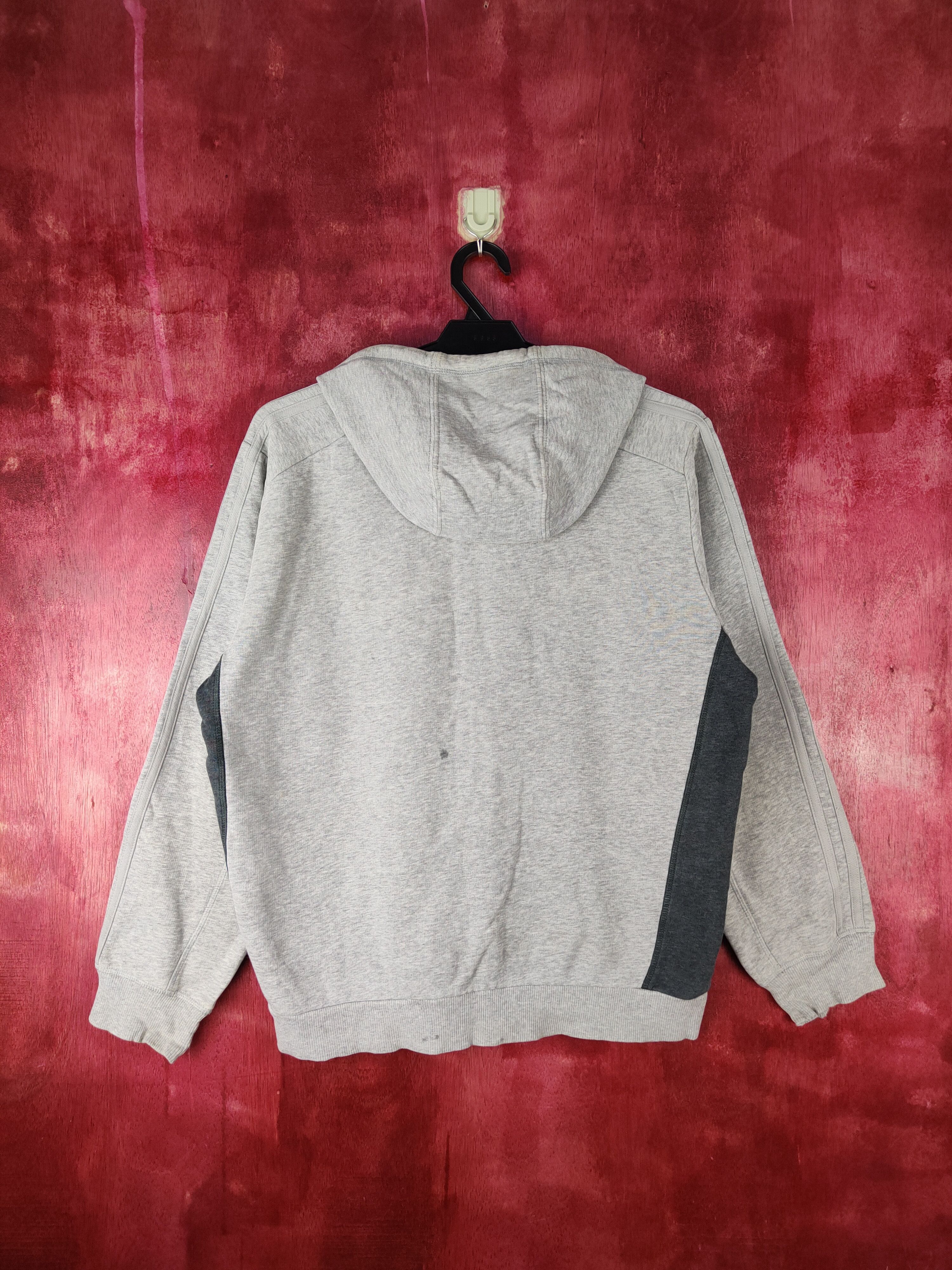 Adidas Adidas Gray Hoodie Sweater sportwear #S595 Size US L / EU 52-54 / 3 - 7 Thumbnail