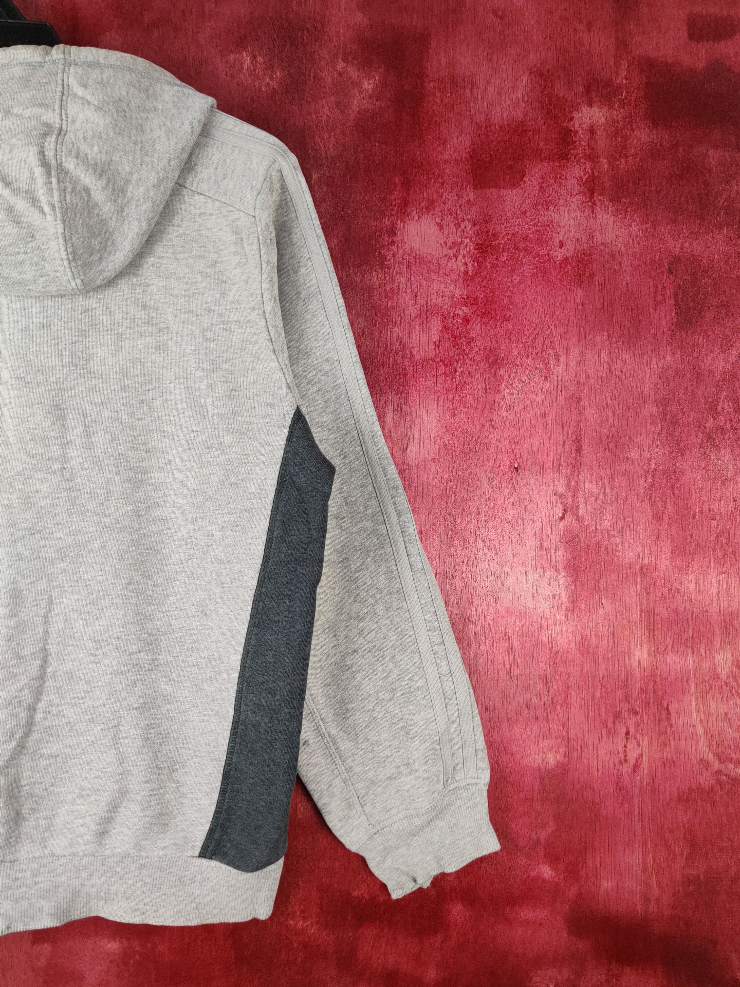 Adidas Adidas Gray Hoodie Sweater sportwear #S595 Size US L / EU 52-54 / 3 - 9 Thumbnail
