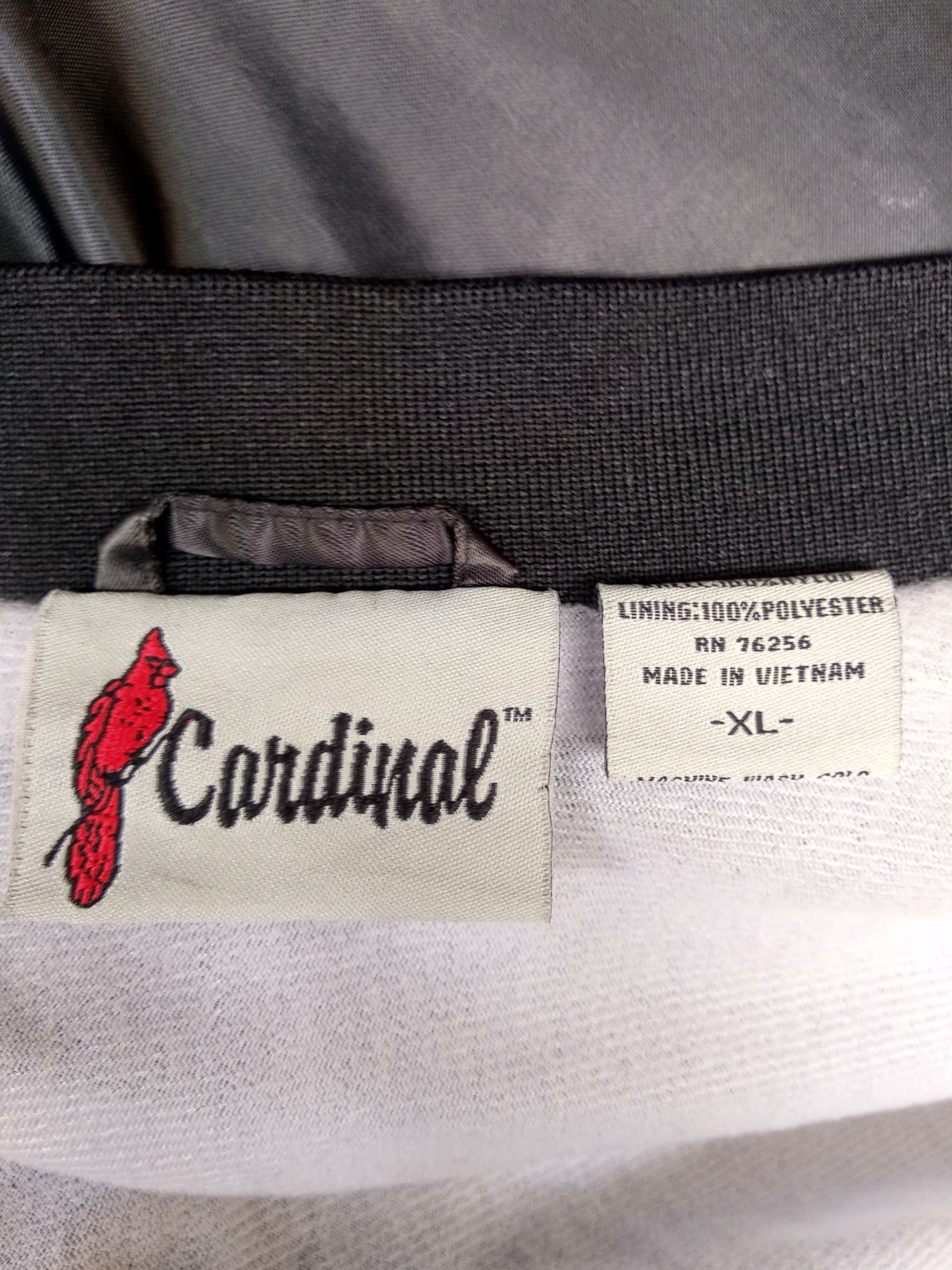 MLB × Vintage Vintage MLB Cardinal Coach Jacket/Size XL/Black Colour. Size US XL / EU 56 / 4 - 4 Thumbnail