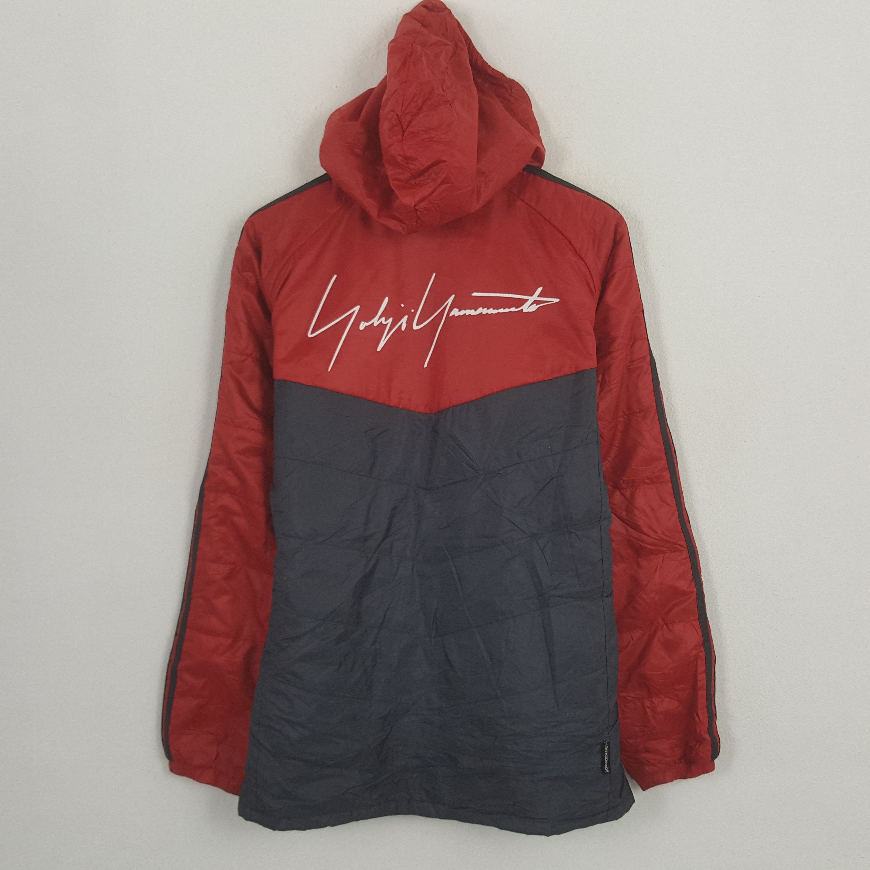 Adidas × Vintage × Yohji Yamamoto Adidas x Yohji Yamamoto Windbreaker Custom Jacket Hoodies Size US L / EU 52-54 / 3 - 1 Thumbnail