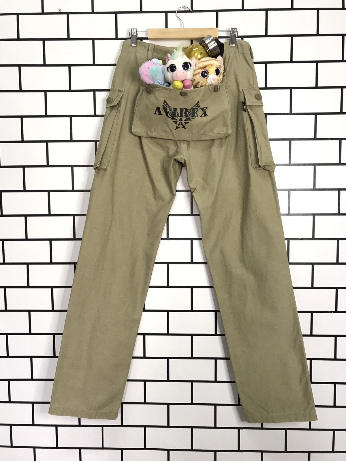 Avirex × Vintage Vintage Avirex Multi Pocket Cargo Monkey Pants Size US 30 / EU 46 - 2 Thumbnail