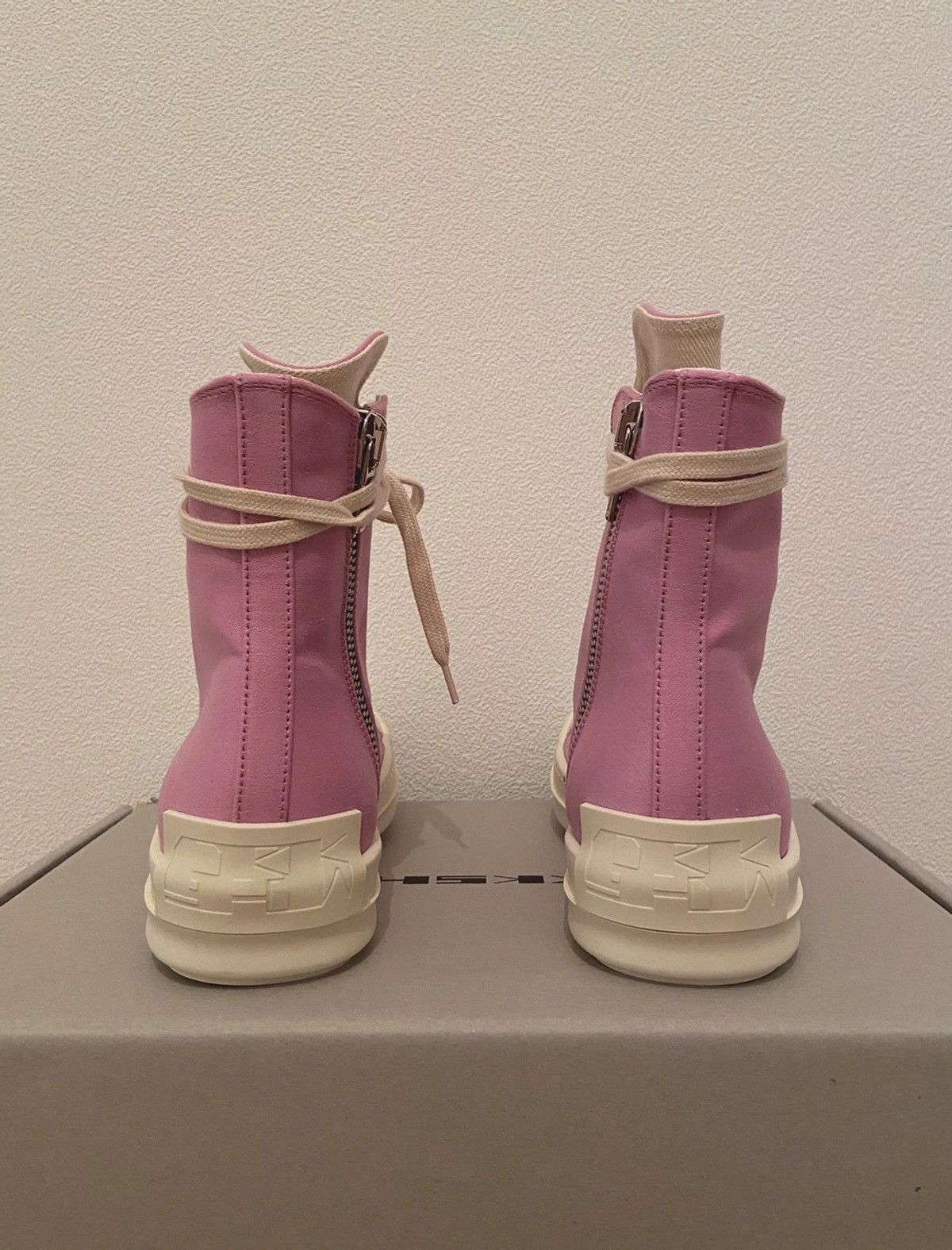 Rick Owens NEW 💦 PINK RAMONES HIGH GETHSEMANE ASAP CARTI TRAVIS sz. 41 Size US 8 / EU 41 - 3 Thumbnail