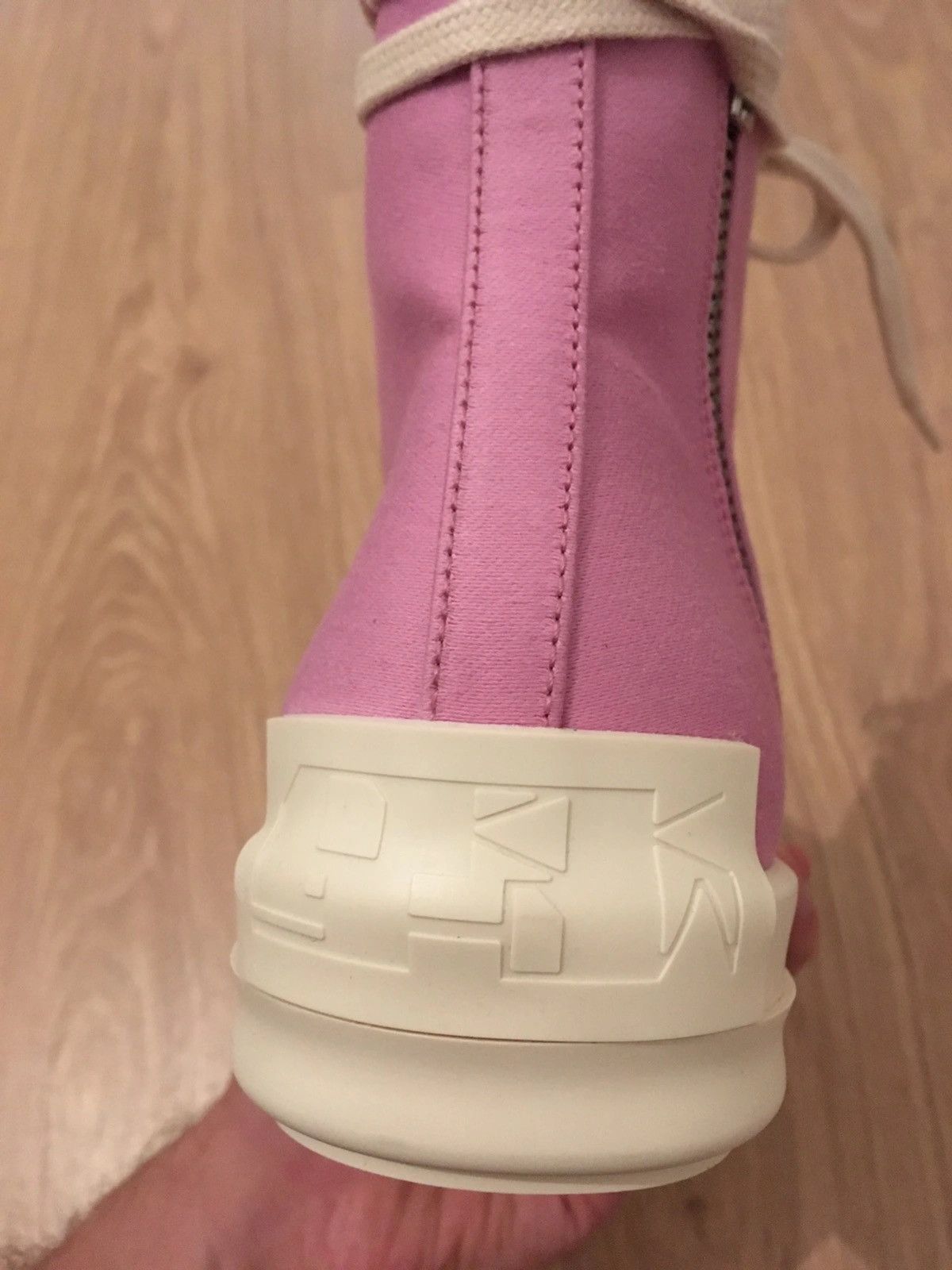 Rick Owens NEW 💦 PINK RAMONES HIGH GETHSEMANE ASAP CARTI TRAVIS sz. 41 Size US 8 / EU 41 - 4 Thumbnail