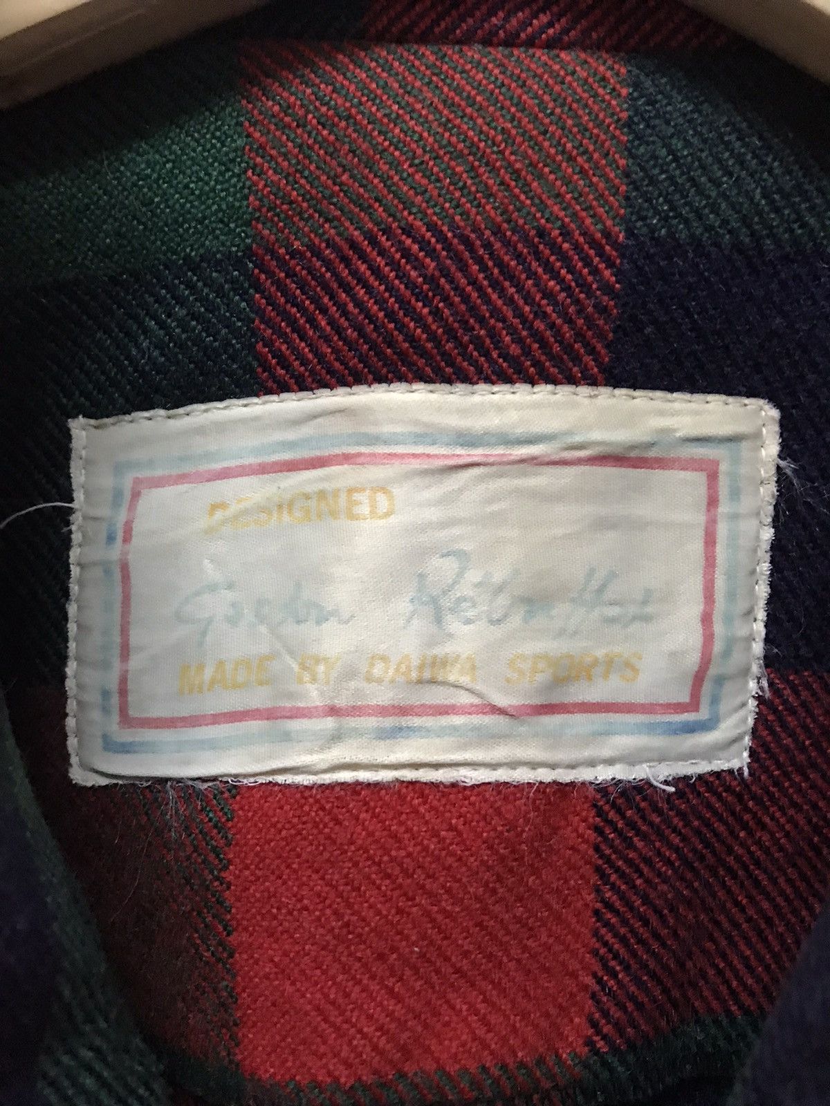 Flannel × Japanese Brand × Vintage Vintage 90’s Daiwa Wool flannel Shirt Size US M / EU 48-50 / 2 - 11 Thumbnail