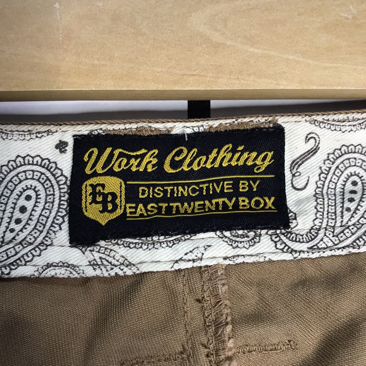 Japanese Brand East tweenty box Japan Embroidery skulls Workwear Pants Size US 35 - 15 Thumbnail
